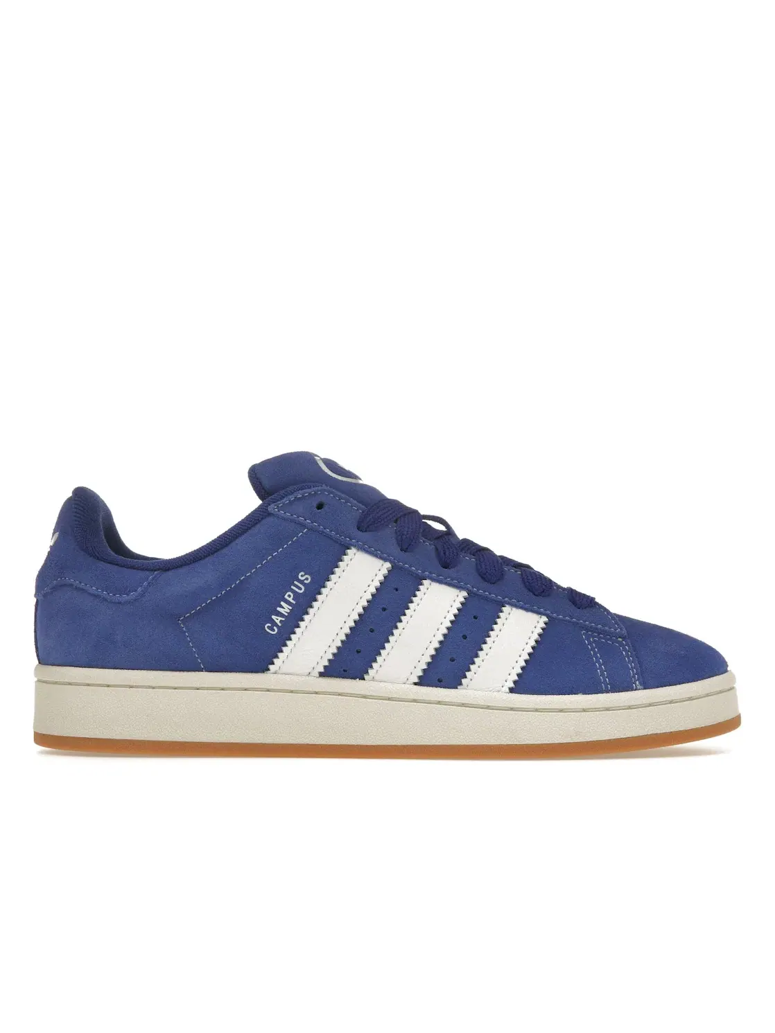 Мужские кроссовки из замши Campus 00s Adidas — изображение 1 из 4, синий/белый/белый