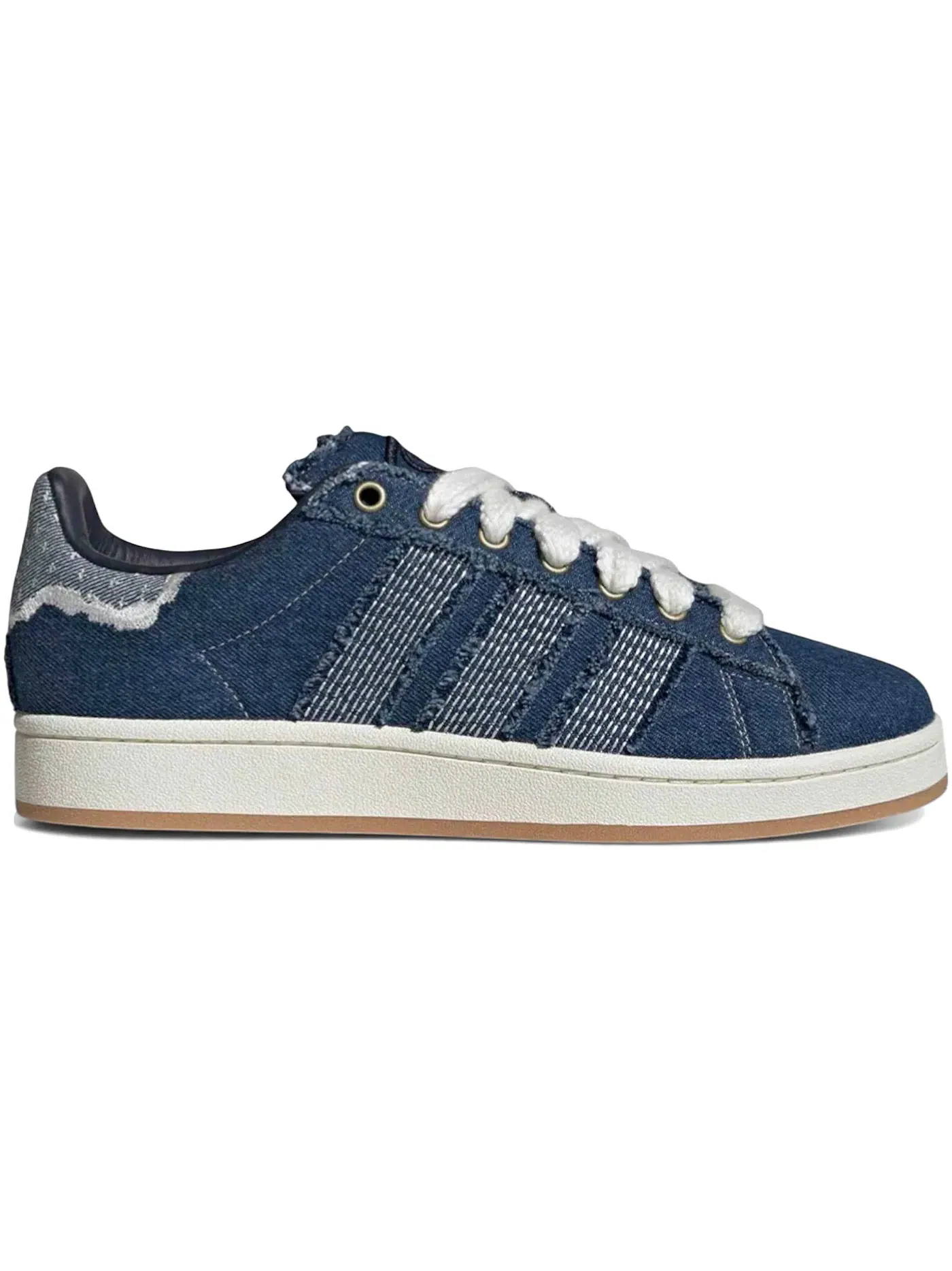Мужские кроссовки Lifestyle с джинсовым верхом Adidas Campus 00s — изображение 1 из 1, белый