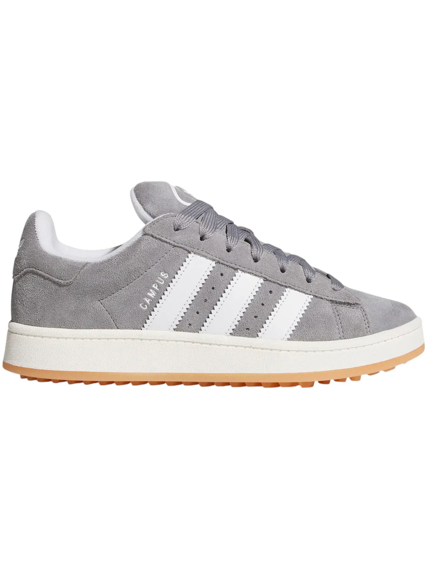 Мужские кроссовки для гольфа без шипов Adidas Campus 00s Spikeless Golf — изображение 1 из 1, серый белый белый