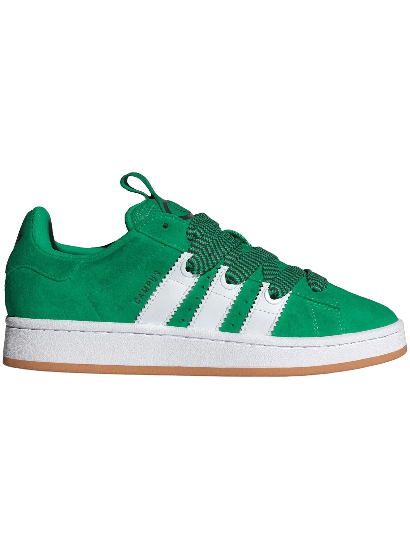Женские кроссовки Lifestyle Adidas Campus 00s — изображение 1 из 1, зеленый белый черный