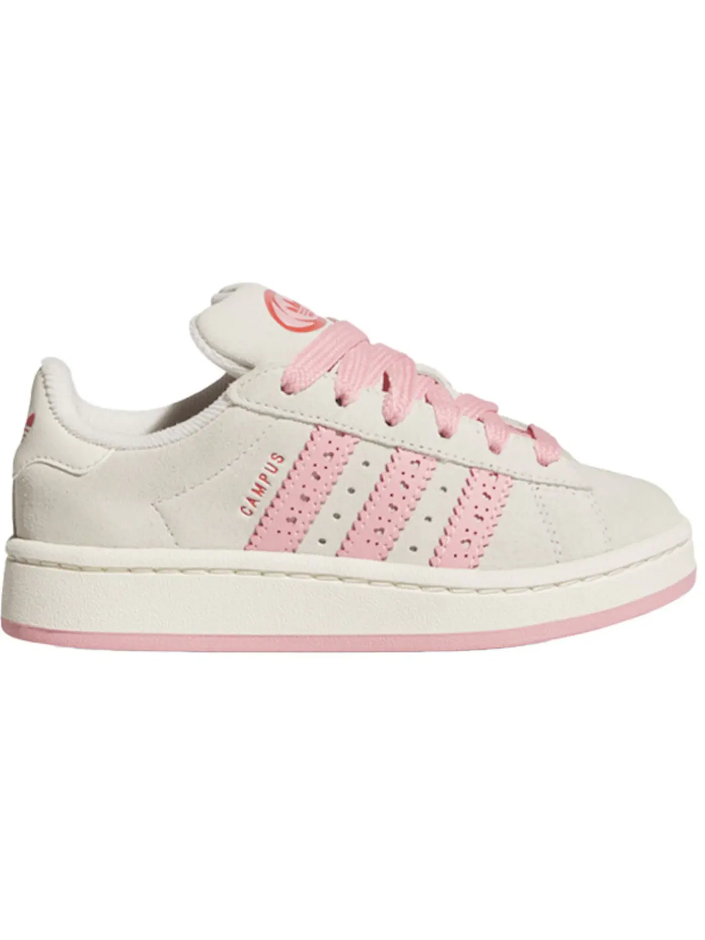 Детские кроссовки Lifestyle Adidas Campus 00s — изображение 1 из 1, кремовый/розовый/красный