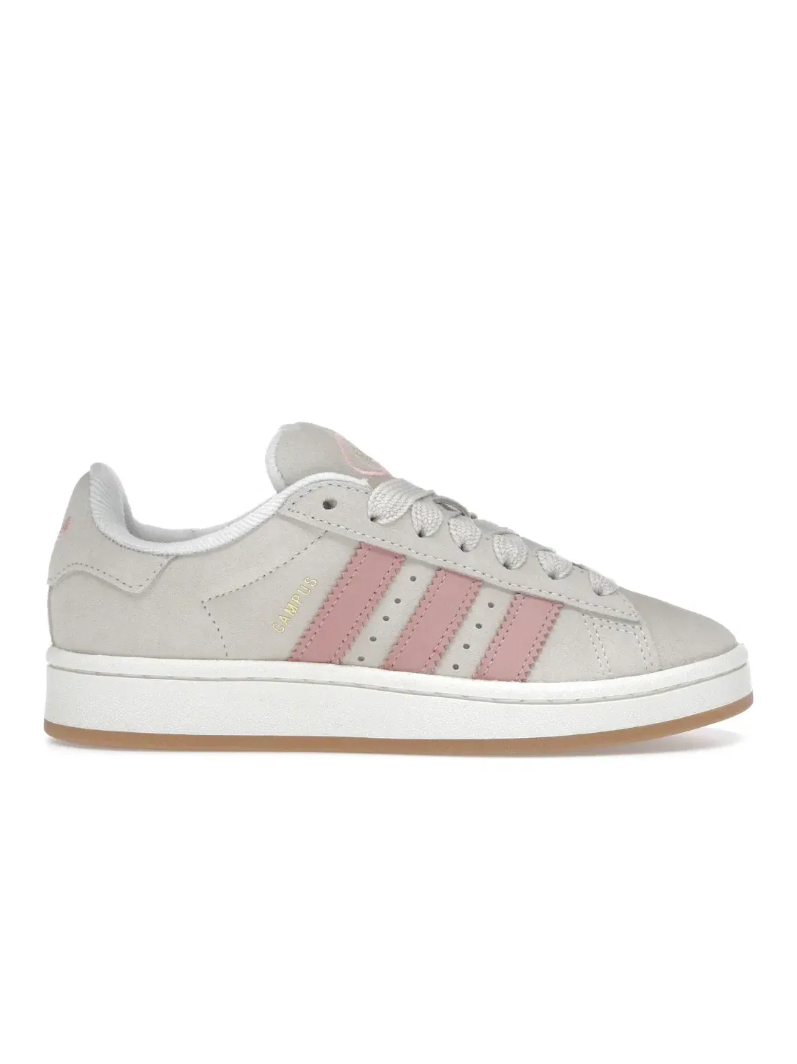 Женские кроссовки Lifestyle Adidas Campus 00s — изображение 1 из 4, кремовый белый розовый