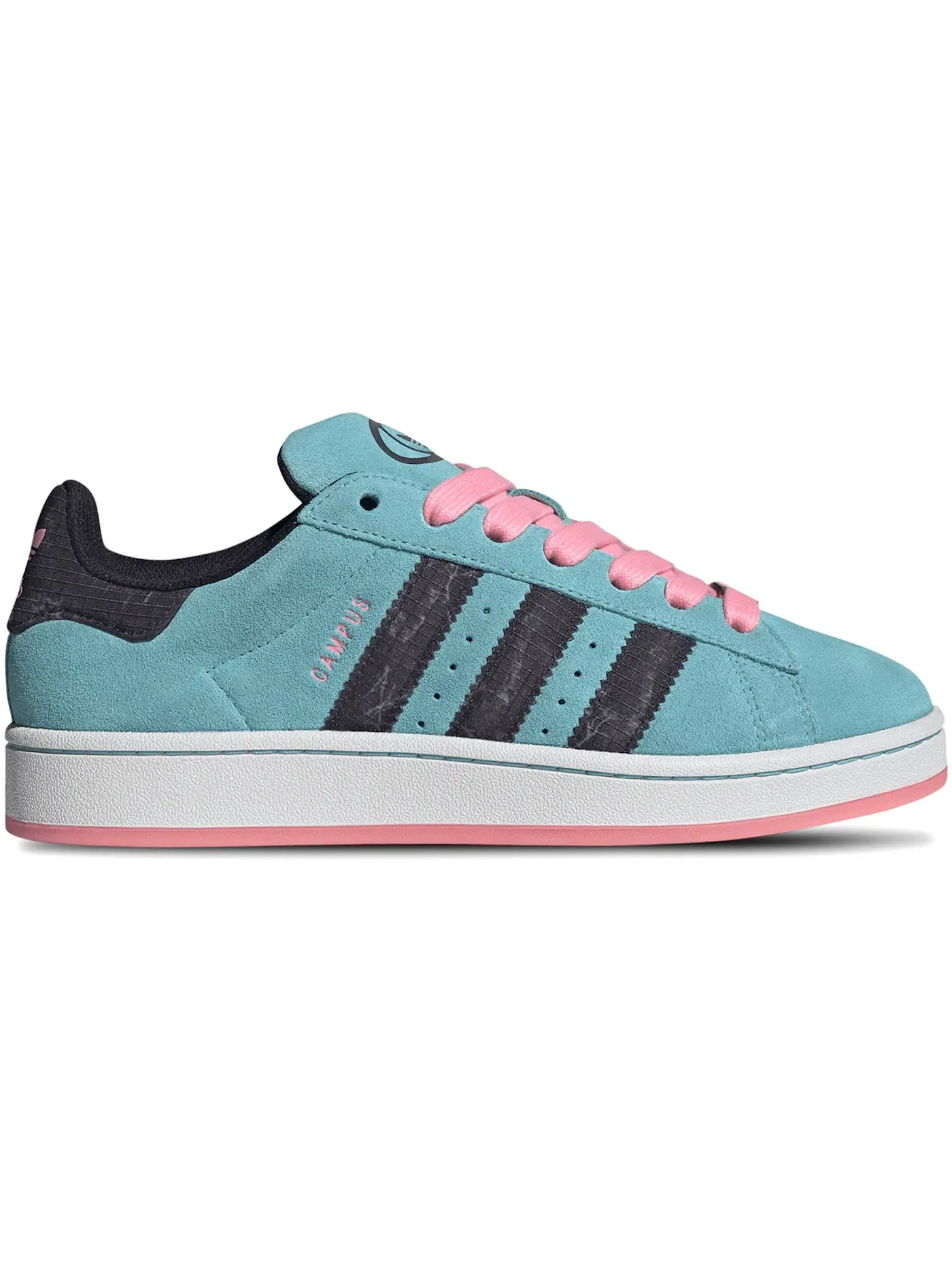 Мужские кроссовки Lifestyle Adidas Campus 00s — изображение 1 из 1, голубой/черный/розовый