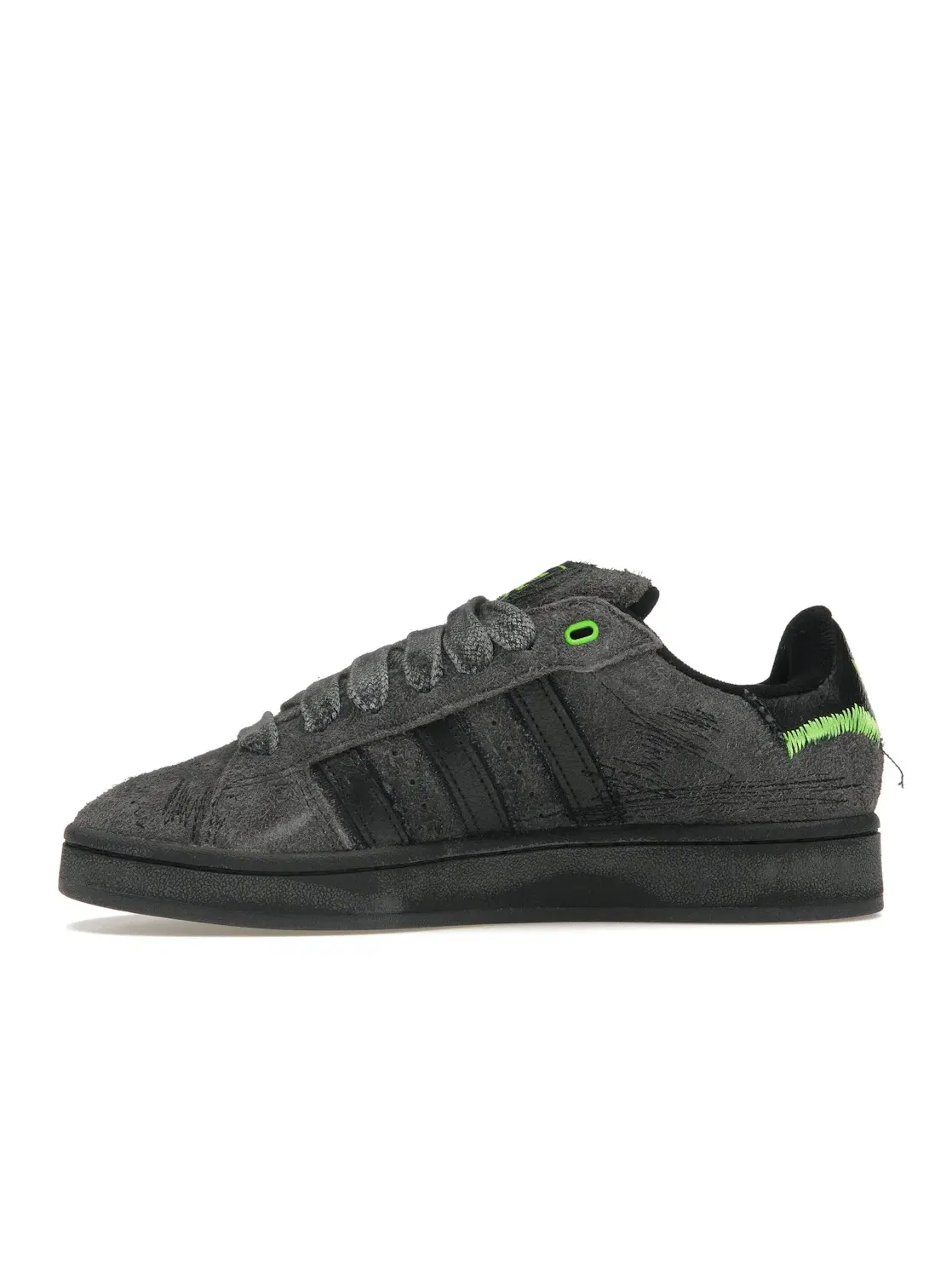 Мужские кроссовки Lifestyle с замшевым верхом Adidas Campus 00s — изображение 3 из 4, зеленый/черный