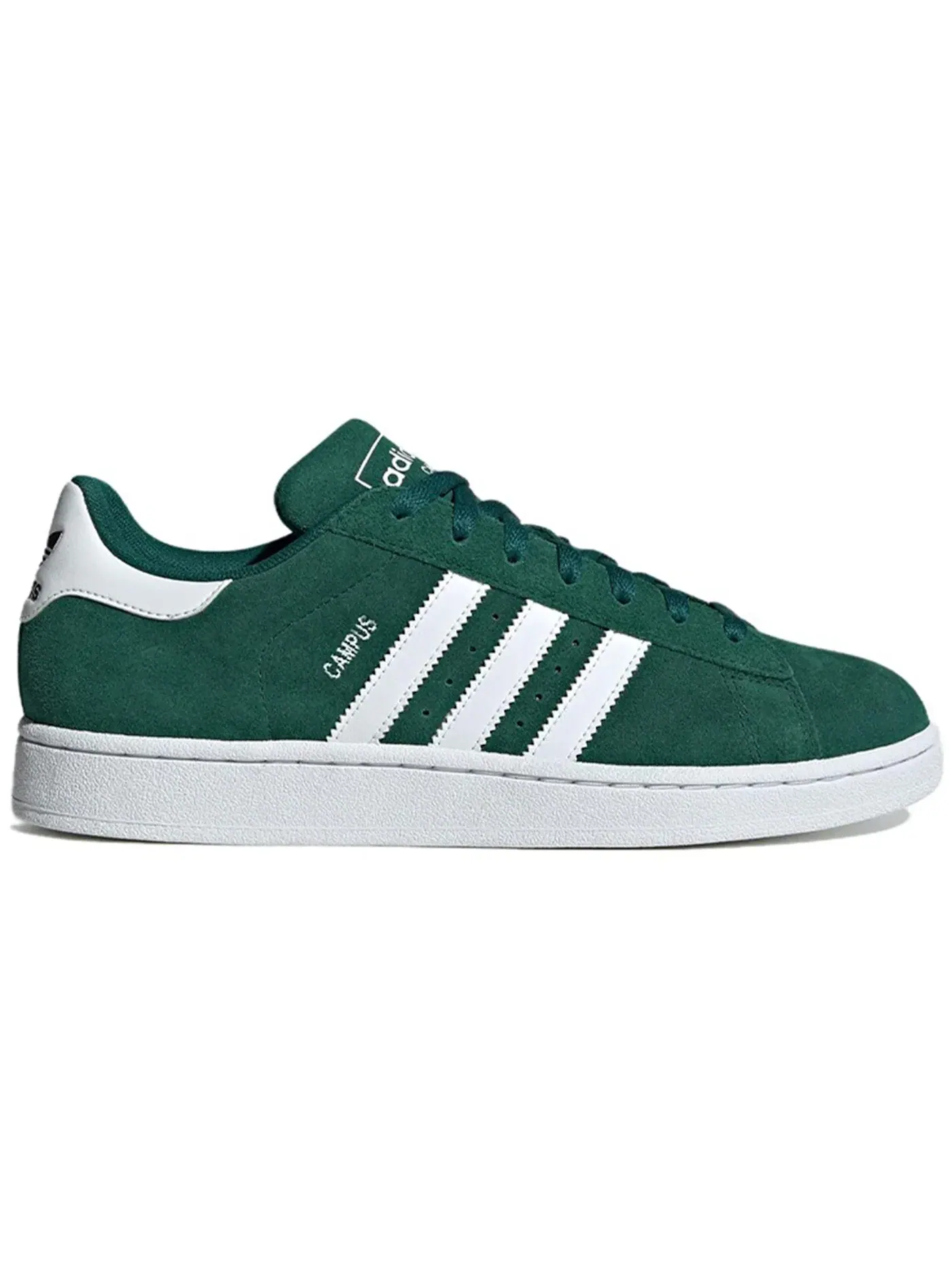 Мужские кроссовки Lifestyle с низким профилем Adidas Campus 2 — изображение 1 из 1, зеленый/белый/черный