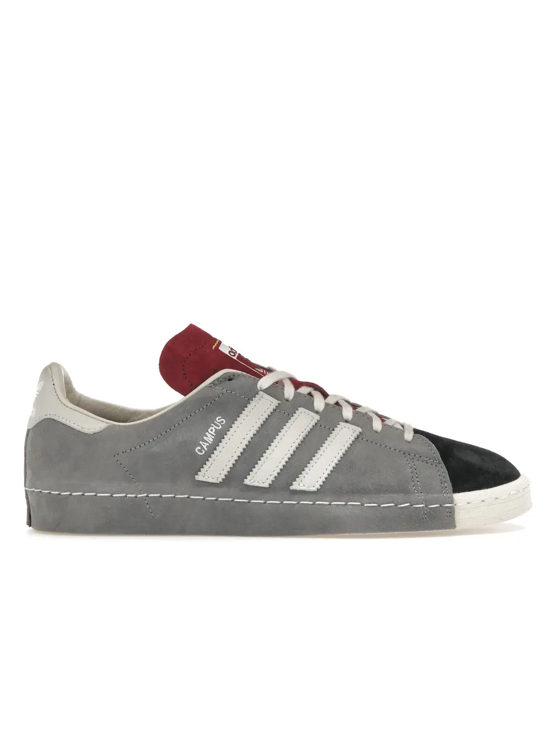 Мужские кроссовки Lifestyle Adidas Campus 80 Recouture — изображение 1 из 4, серый/белый/черный