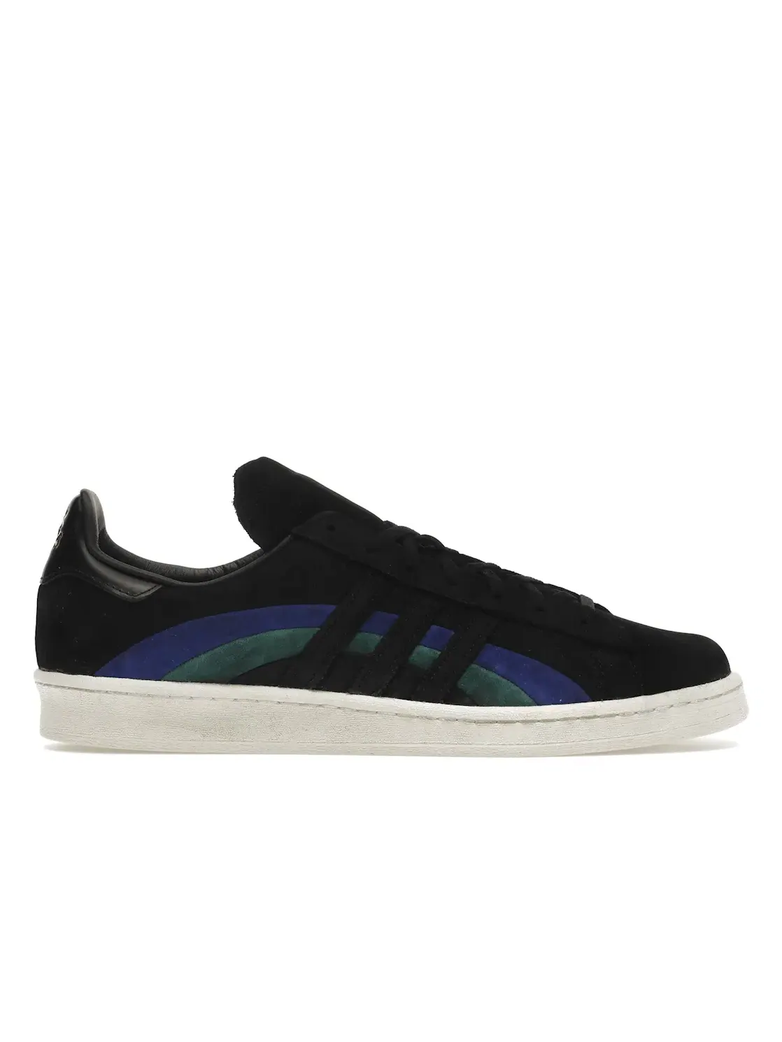 Мужские кроссовки Lifestyle Adidas Campus 80s Book Works Black — изображение 1 из 4, черный/синий/зеленый