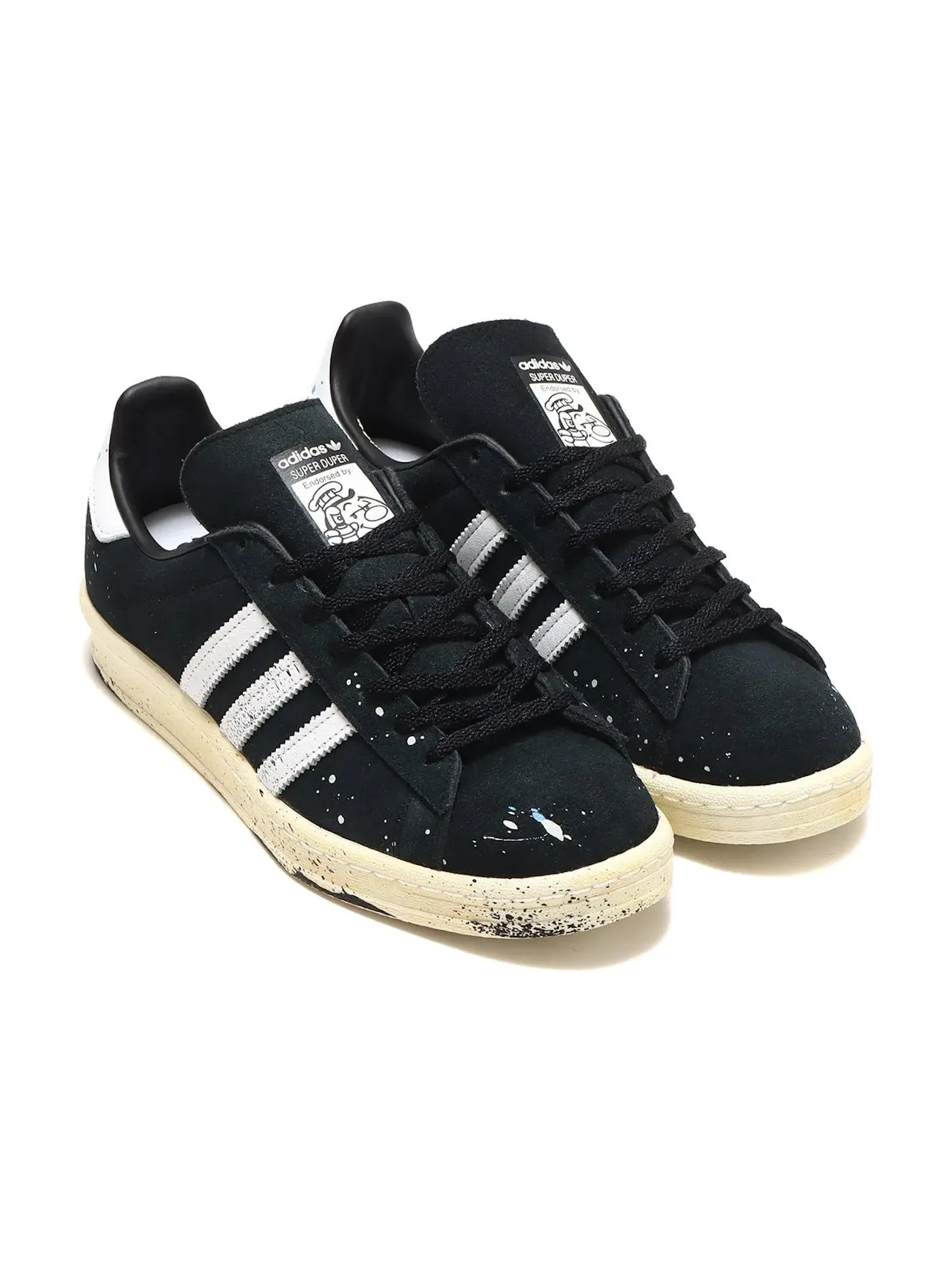 Мужские кроссовки Lifestyle Adidas Campus 80s — изображение 1 из 1, черный/белый/кремовый