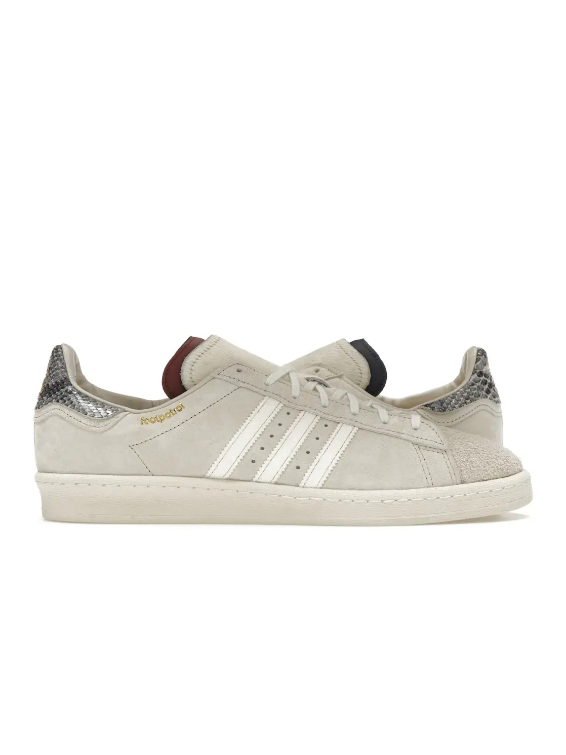 Мужские кроссовки Lifestyle Adidas Campus 80s — изображение 1 из 4, кремовый белый/белый