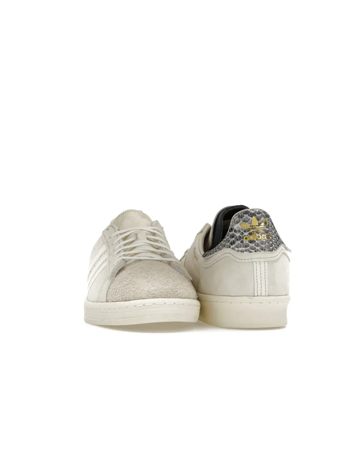 Мужские кроссовки Lifestyle Adidas Campus 80s — изображение 2 из 4, кремовый белый/белый