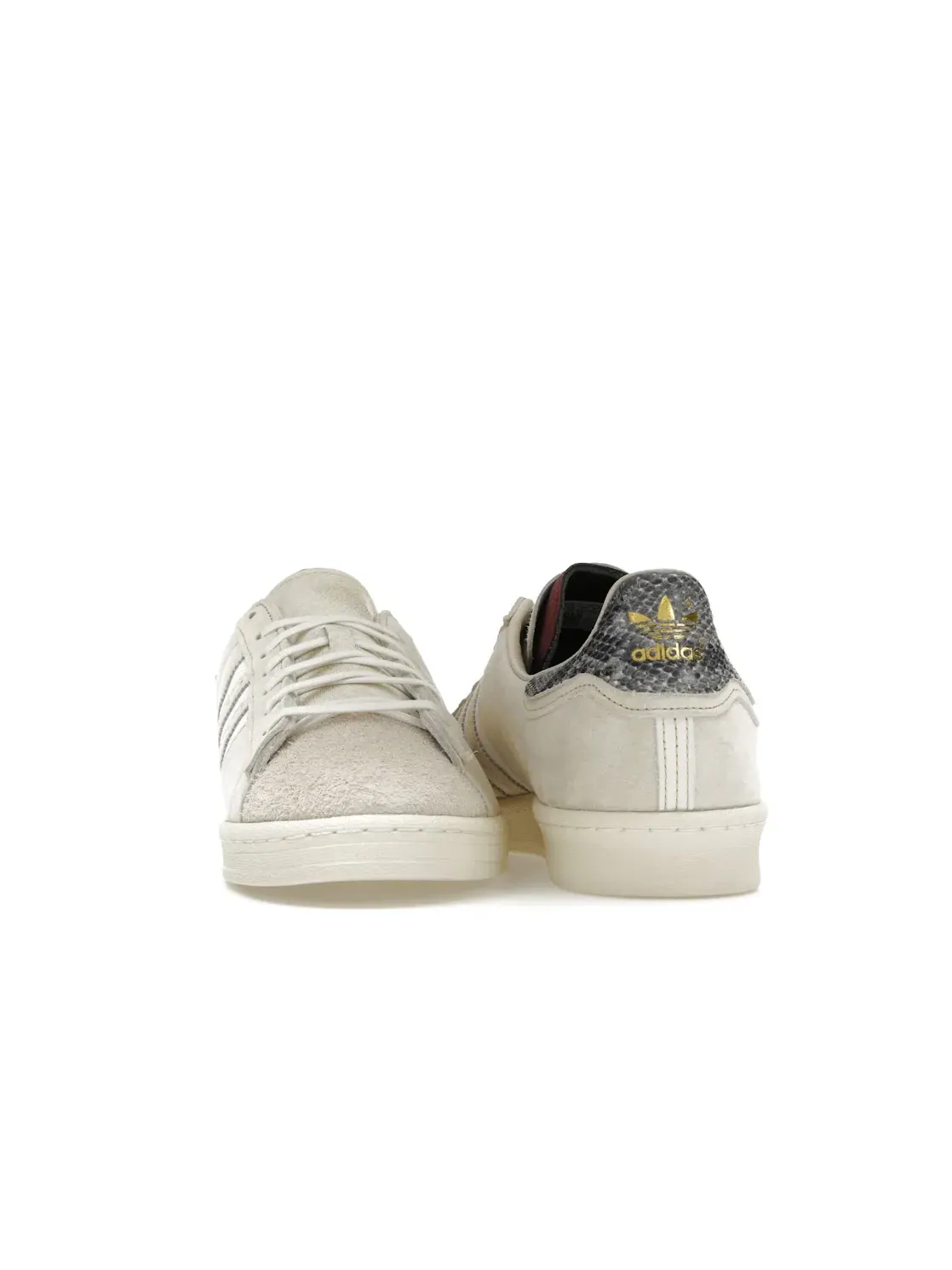 Мужские кроссовки Lifestyle Adidas Campus 80s — изображение 4 из 4, кремовый белый/белый