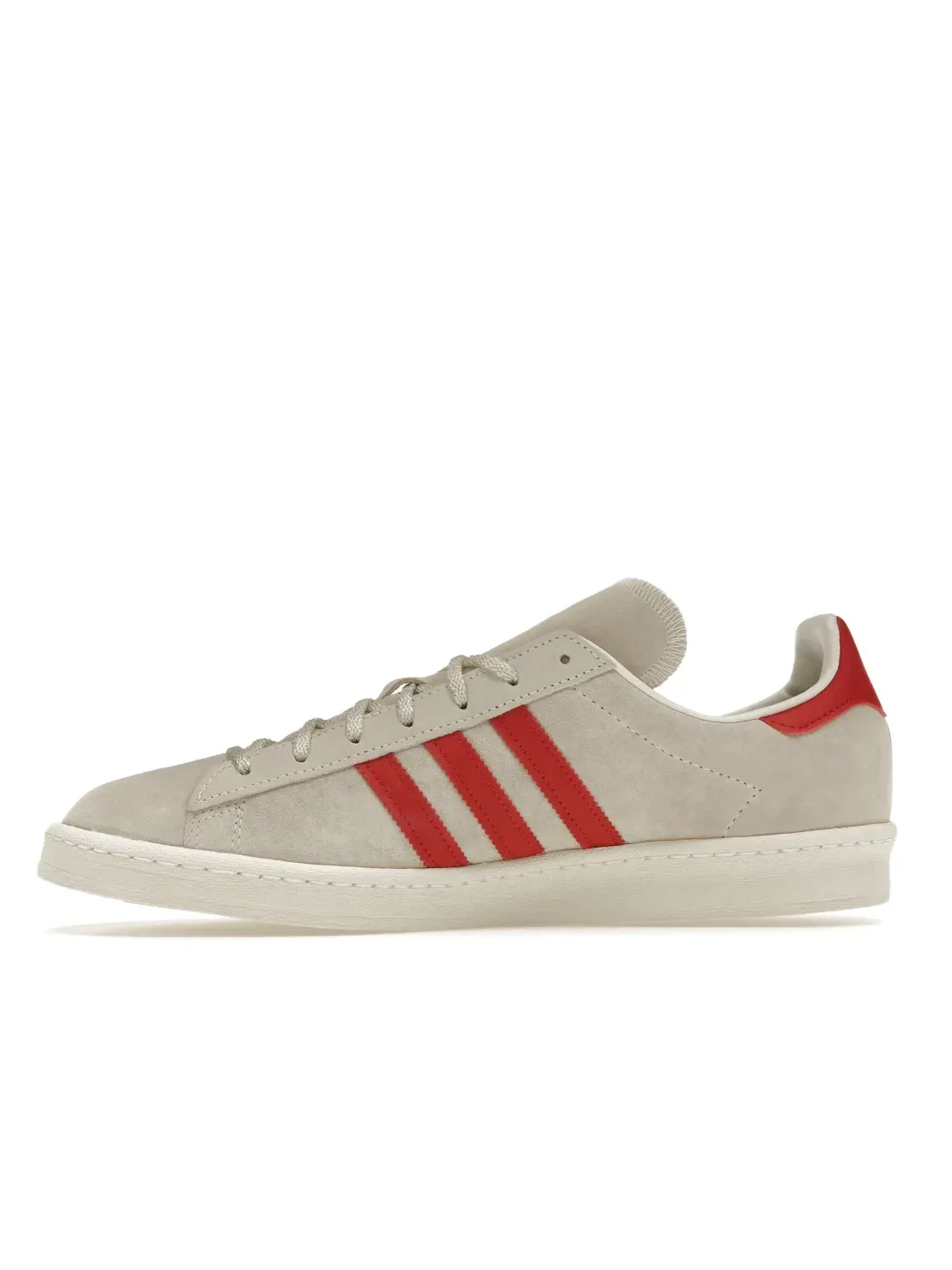 Мужские кроссовки lifestyle Adidas Campus 80s — изображение 3 из 4, белый/красный
