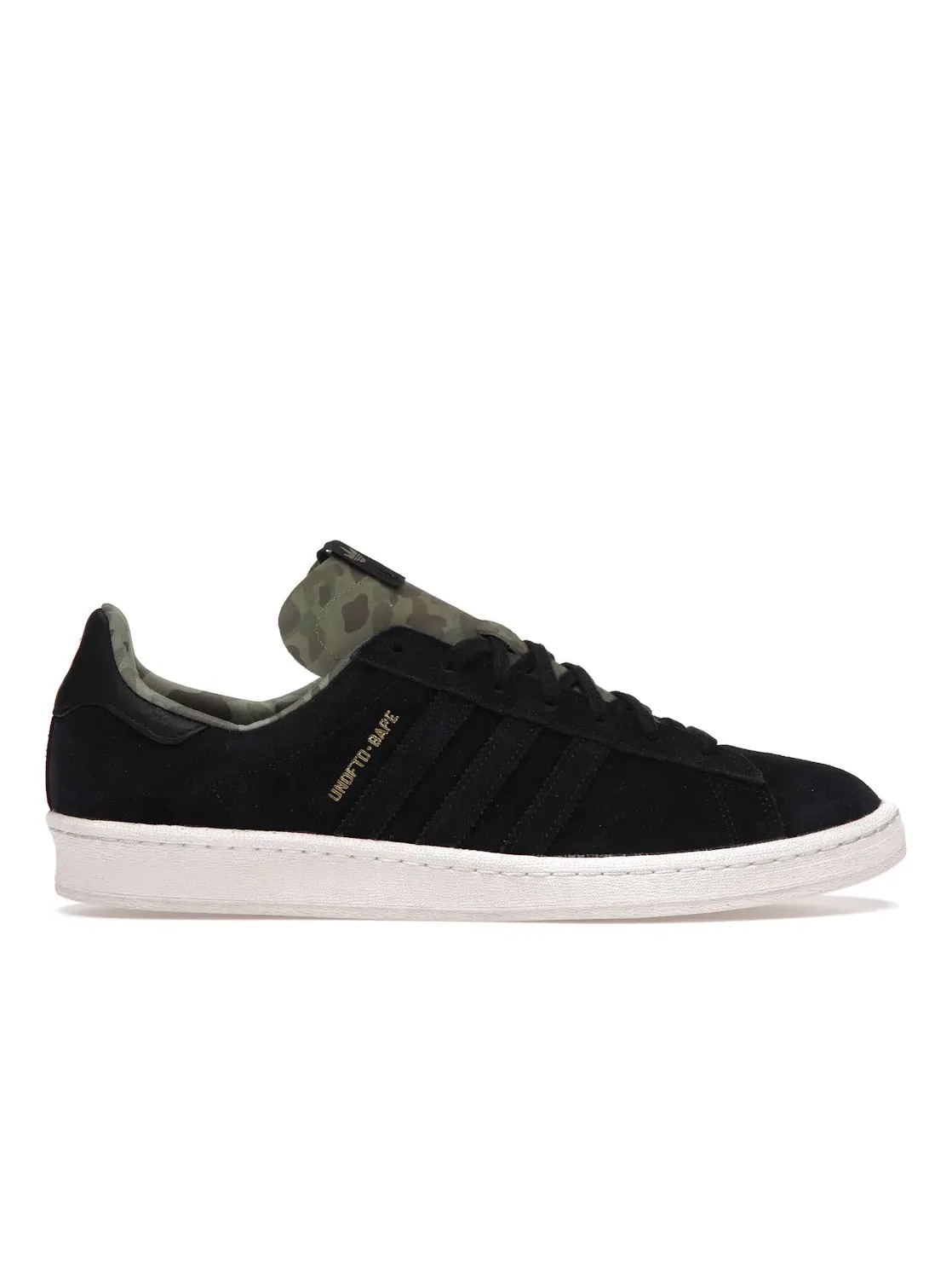 Мужские кроссовки Lifestyle Adidas Campus 80s Undefeated x Bape — изображение 1 из 4, черный/черный