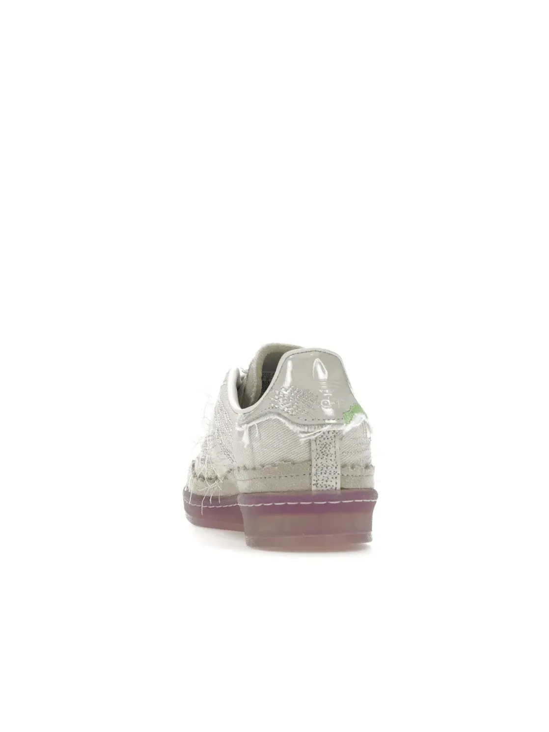 Мужские кроссовки Lifestyle с деконструированным дизайном Adidas Campus 80s Adidas — изображение 4 из 4, белый/серый/зеленый