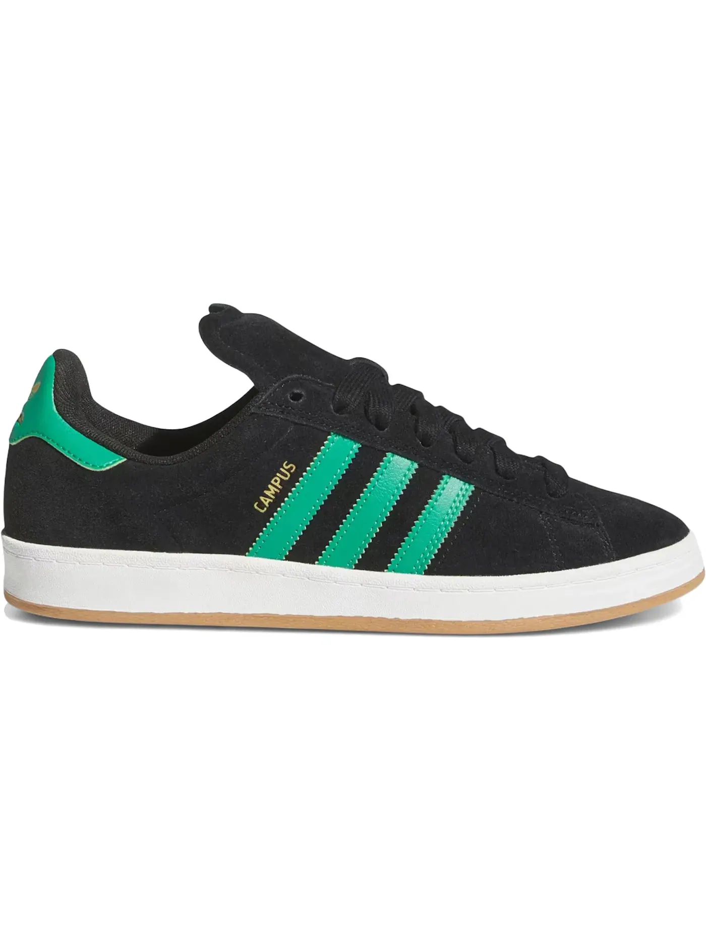 Мужские кроссовки Lifestyle Adidas Campus ADV — изображение 1 из 1, черный/зеленый/белый