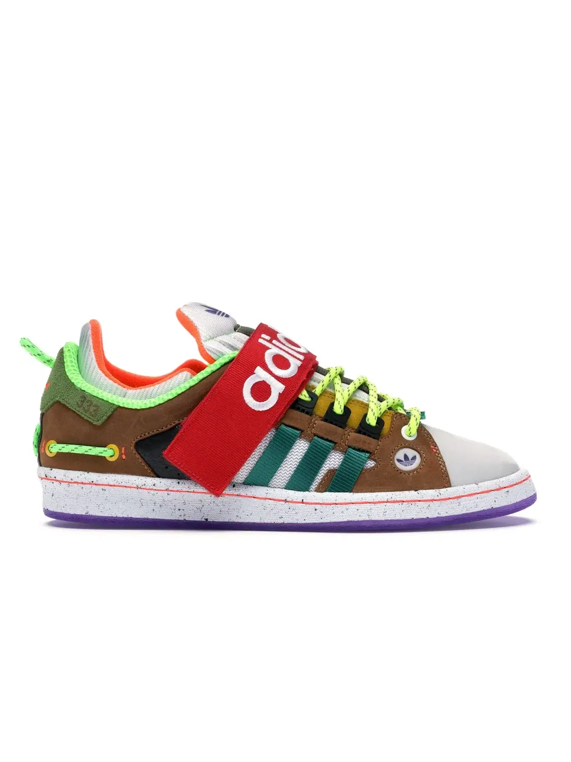 Мужские кроссовки Lifestyle Adidas Campus 80s By Alex Nash — изображение 1 из 4, оранжевый/белый