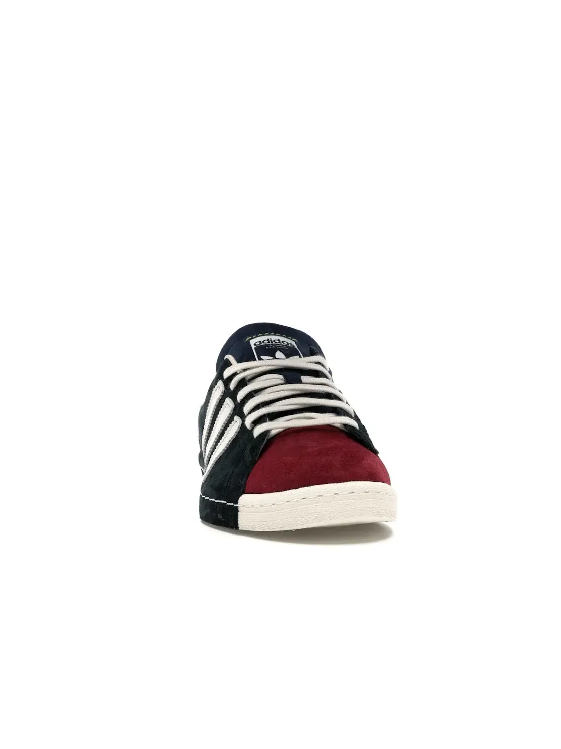 Мужские кроссовки с деконструированным дизайном Adidas Campus 80s — изображение 2 из 4, черный/белый