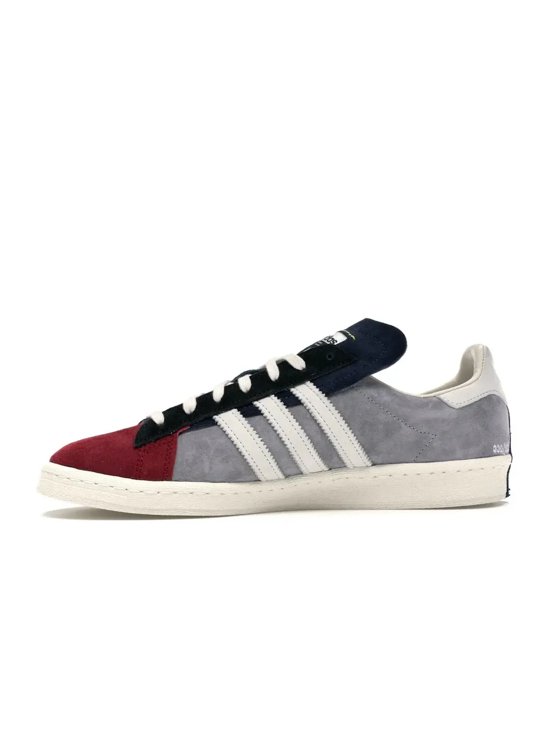 Мужские кроссовки с деконструированным дизайном Adidas Campus 80s — изображение 3 из 4, черный/белый