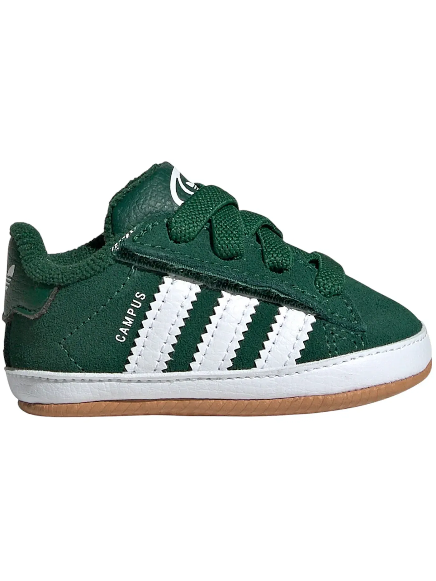 Детские кеды Lifestyle Adidas Campus Crib — изображение 1 из 1, темный зеленый/белый