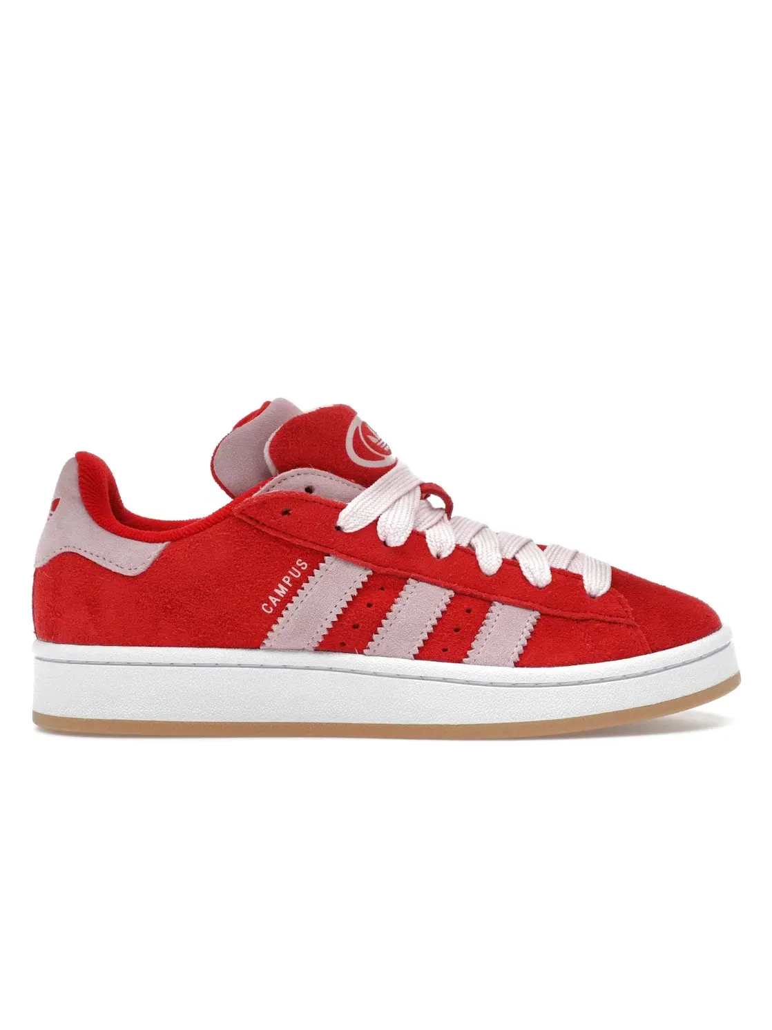 Женские кроссовки Lifestyle Adidas Campus Double 00s — изображение 1 из 4, прозрачный розовый/белый