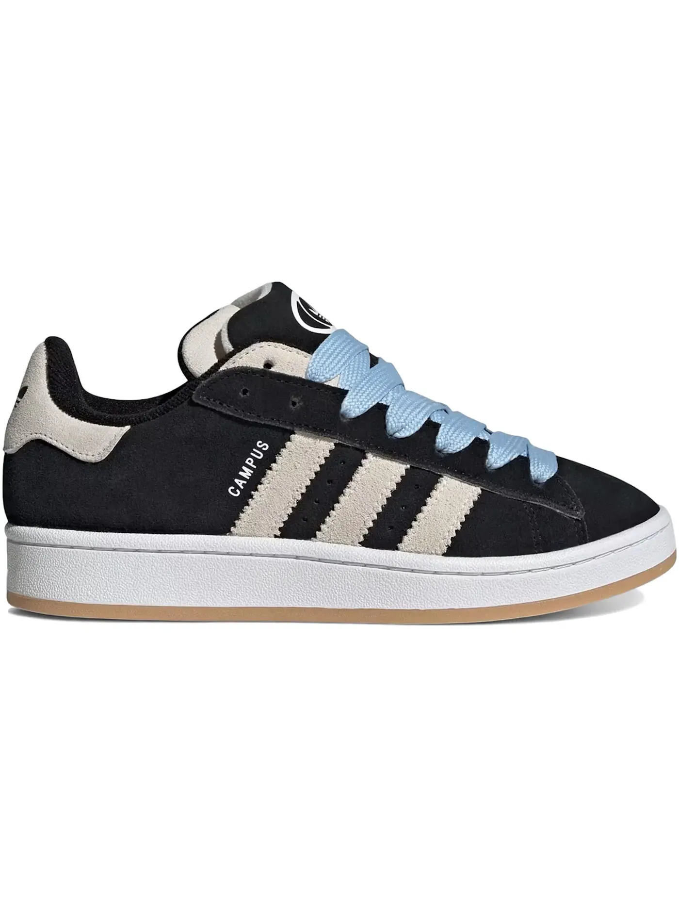Женские кроссовки Lifestyle Adidas Campus Double 00s — изображение 1 из 1, черный/белый