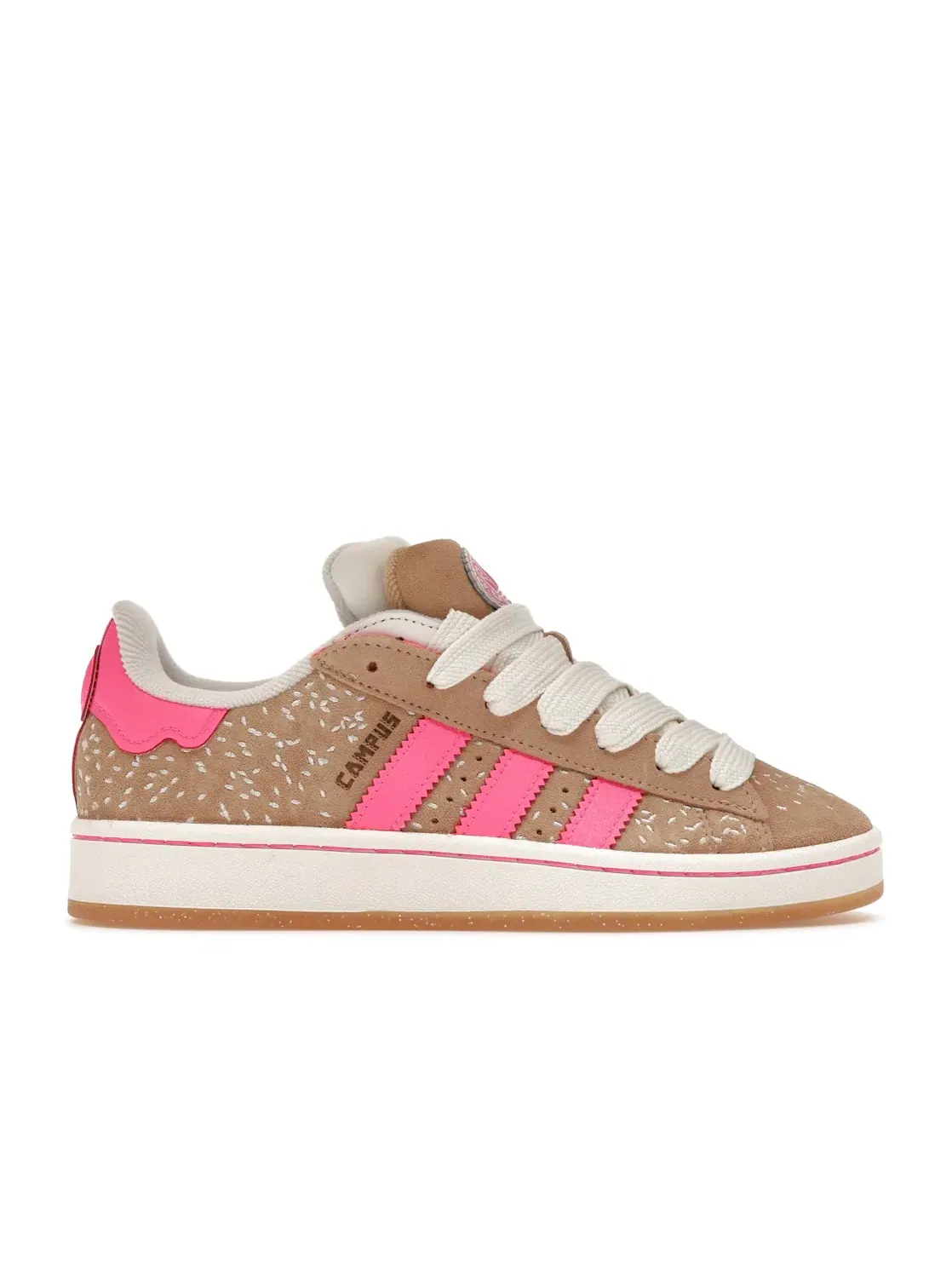 Женские кроссовки Lifestyle Adidas Campus Double 00s — изображение 1 из 4, розовый/белый