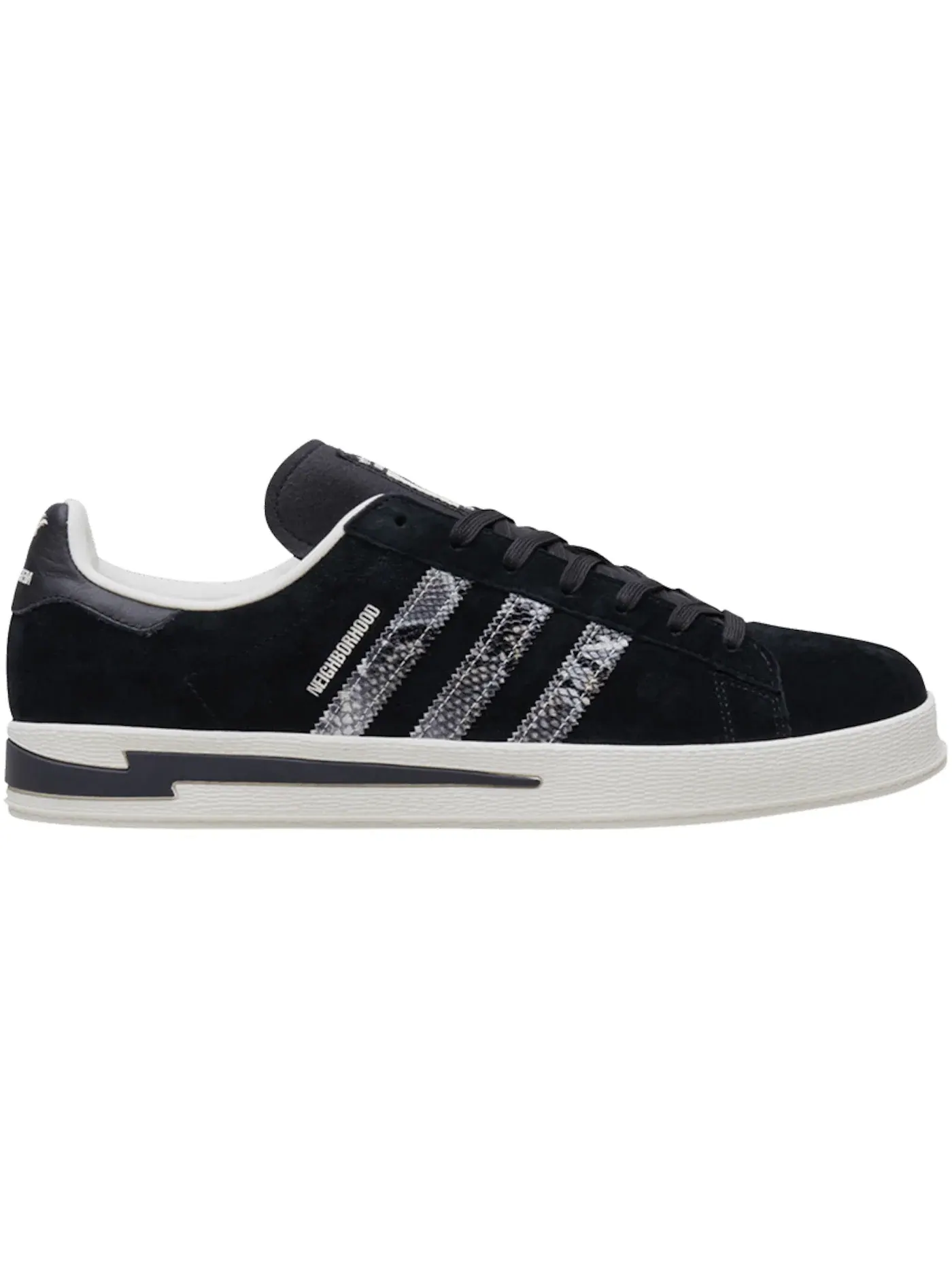 Мужские кроссовки Lifestyle с принтом Adidas Campus Adidas — изображение 1 из 1, черный/белый