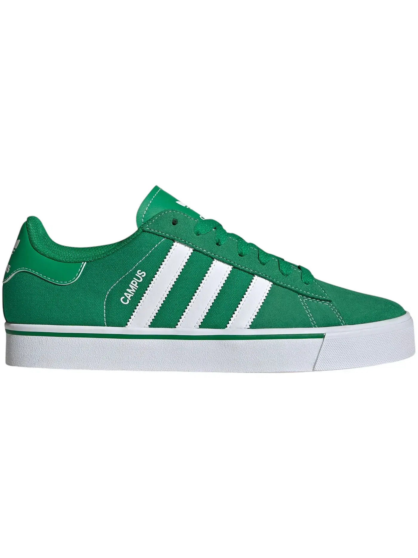 Мужские кроссовки lifestyle с низким профилем Adidas Campus Vulc — изображение 1 из 1, зеленый белый зеленый