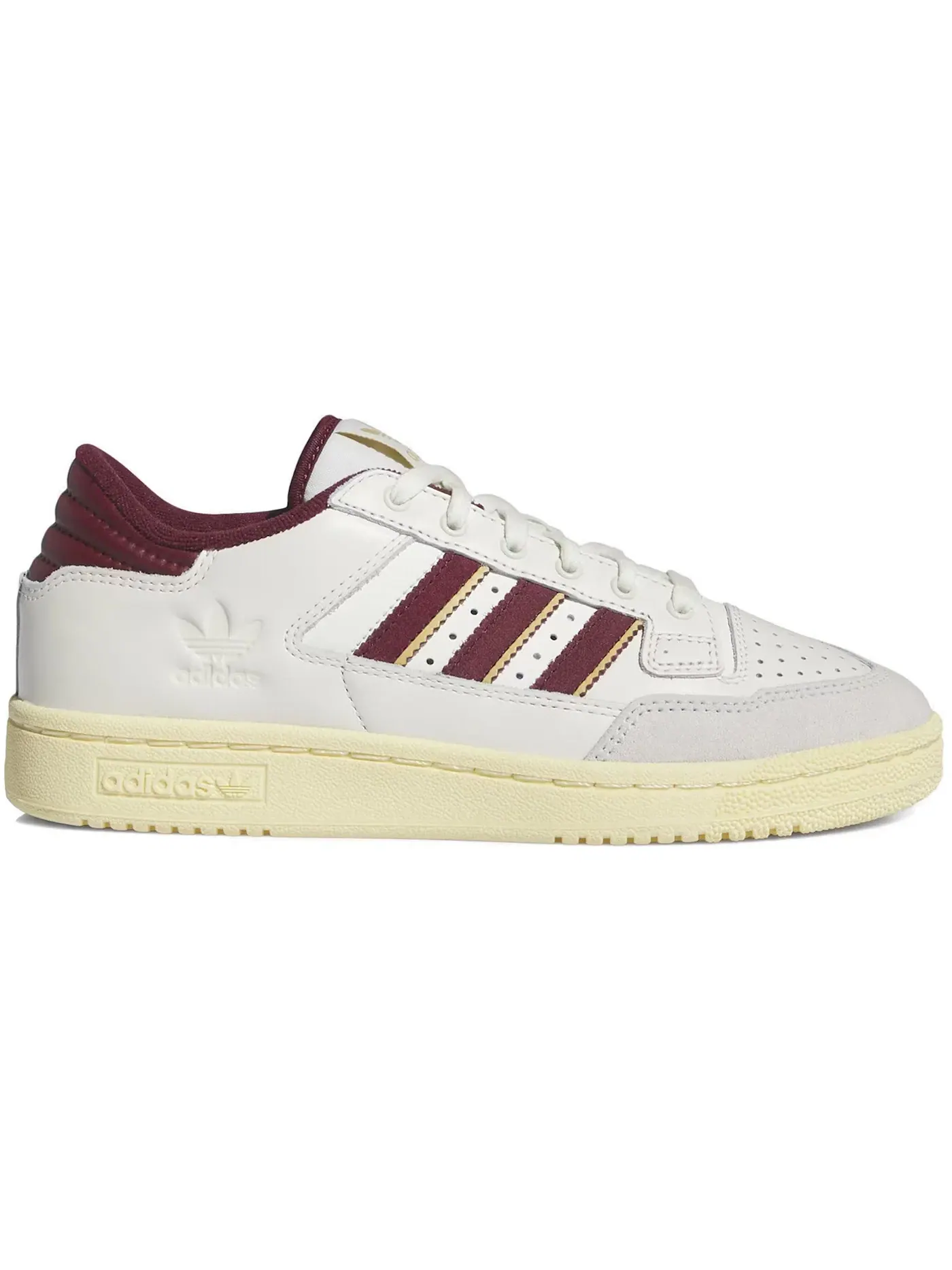Женские кроссовки с низким профилем Adidas Centennial 85 Low — изображение 1 из 1, белый/красный