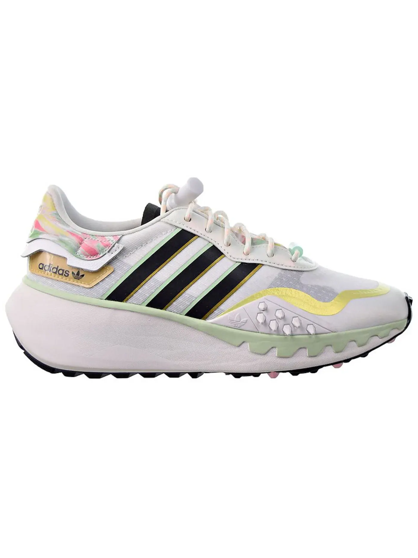 Женские кроссовки Lifestyle Choigo Adidas — изображение 1 из 1, белый/черный/зеленый