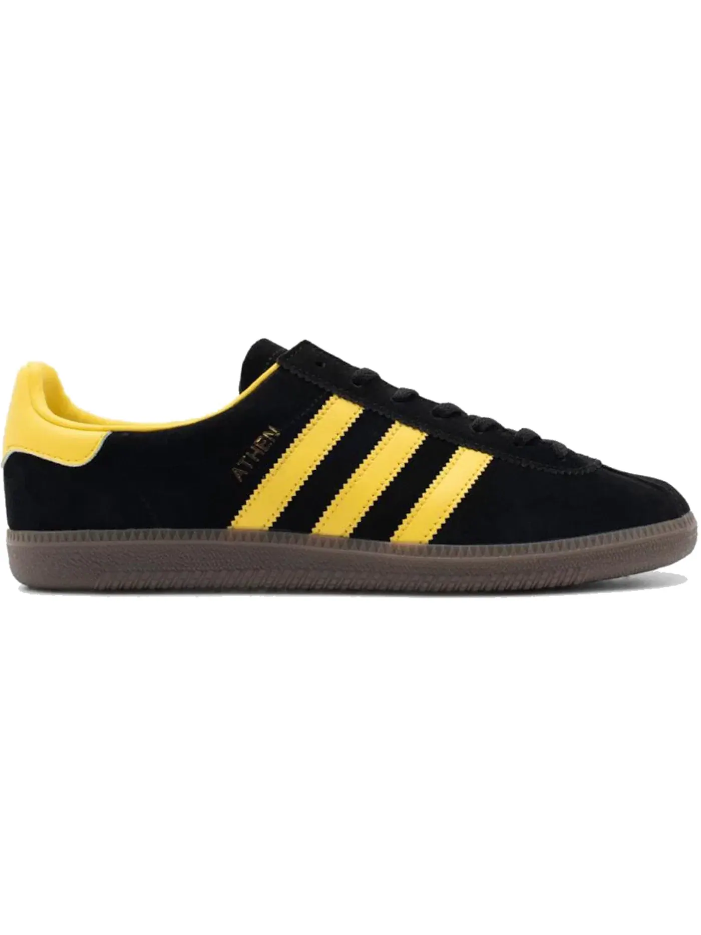 Мужские кроссовки Lifestyle Adidas City Series Athen — изображение 1 из 1, черный/желтый