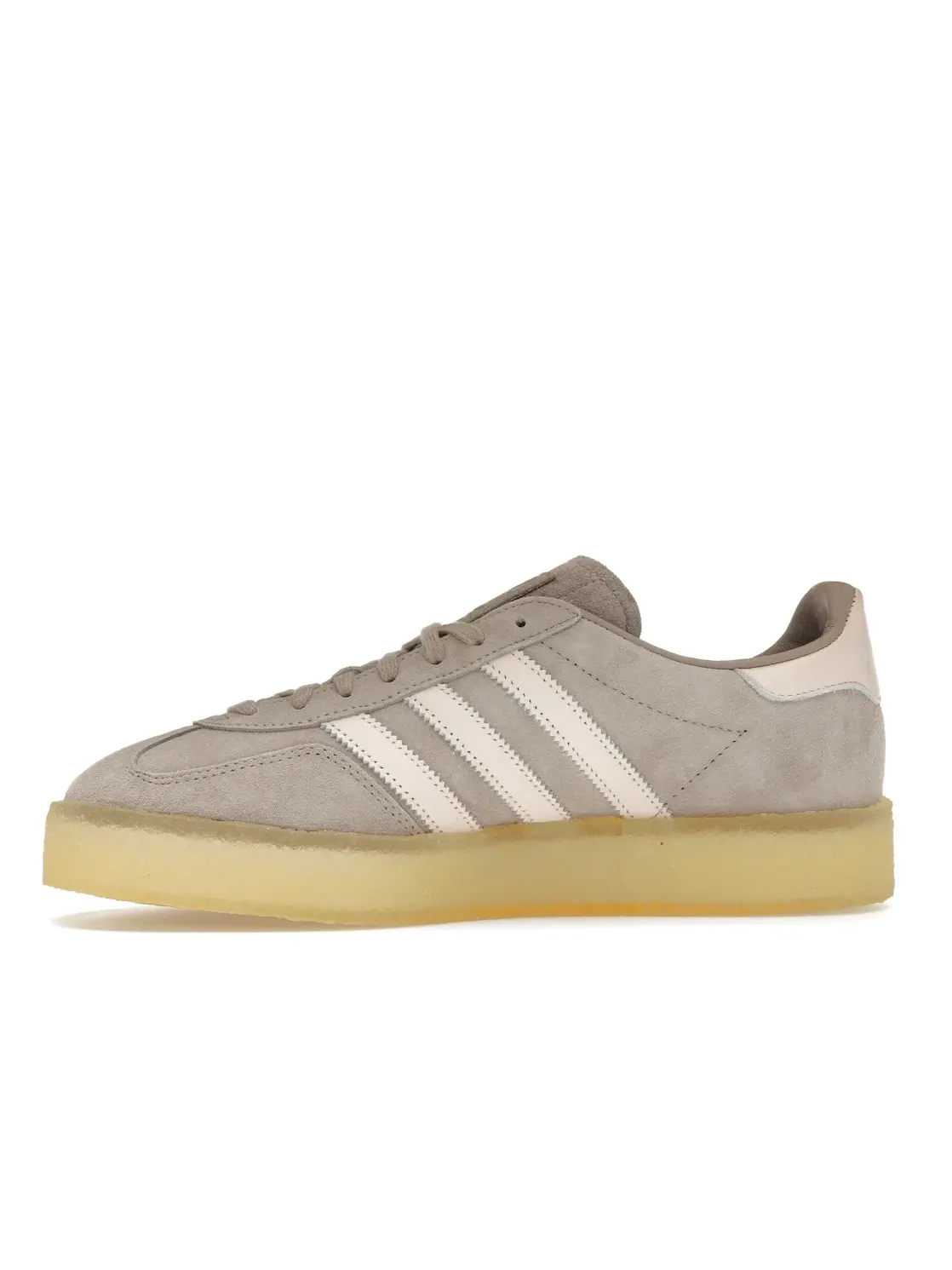 Мужские кроссовки из замши Ronnie Fieg Molecule Exclusive Adidas — изображение 3 из 4, кремовый