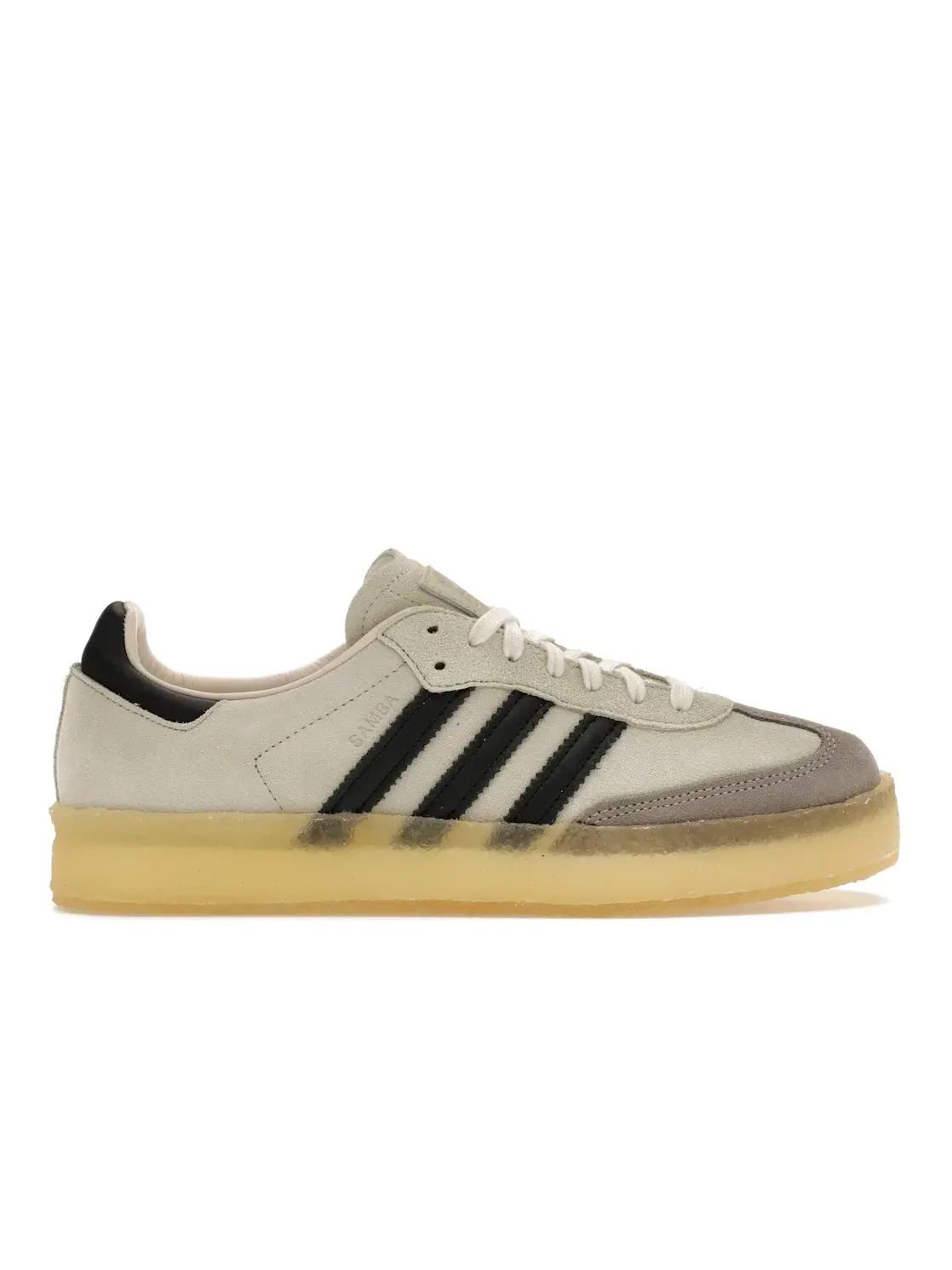 Мужские кроссовки с замшевым верхом Adidas Clarks 8th Street Samba — изображение 1 из 4, белый/черный/белый