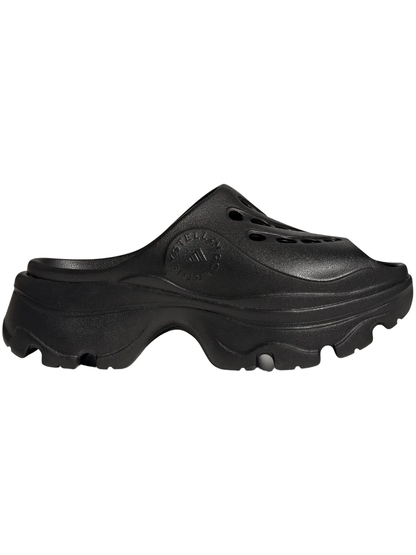 Женские сабо Adidas Clogs Stella McCartney — изображение 1 из 1, черный