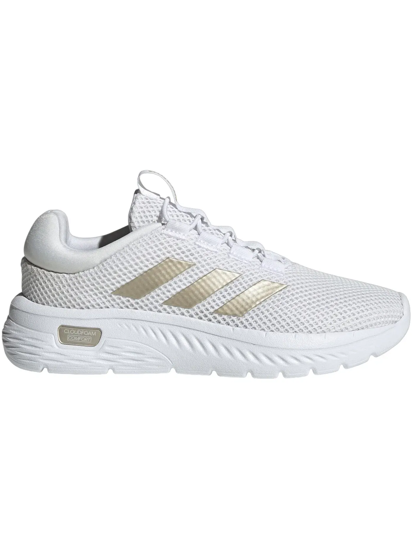 Женские кроссовки с технологией Cloudfoam Adidas Cloudfoam Comfy — изображение 1 из 1, белый//черный