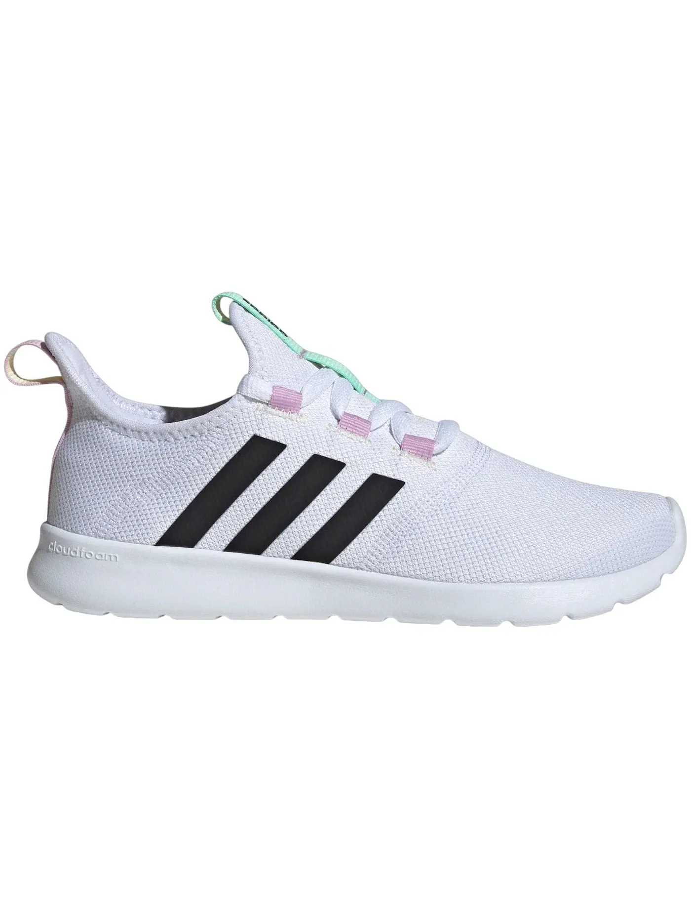 Женские кроссовки для повседневной носки Adidas Cloudfoam Pure 2.0 — изображение 1 из 1, белый черный