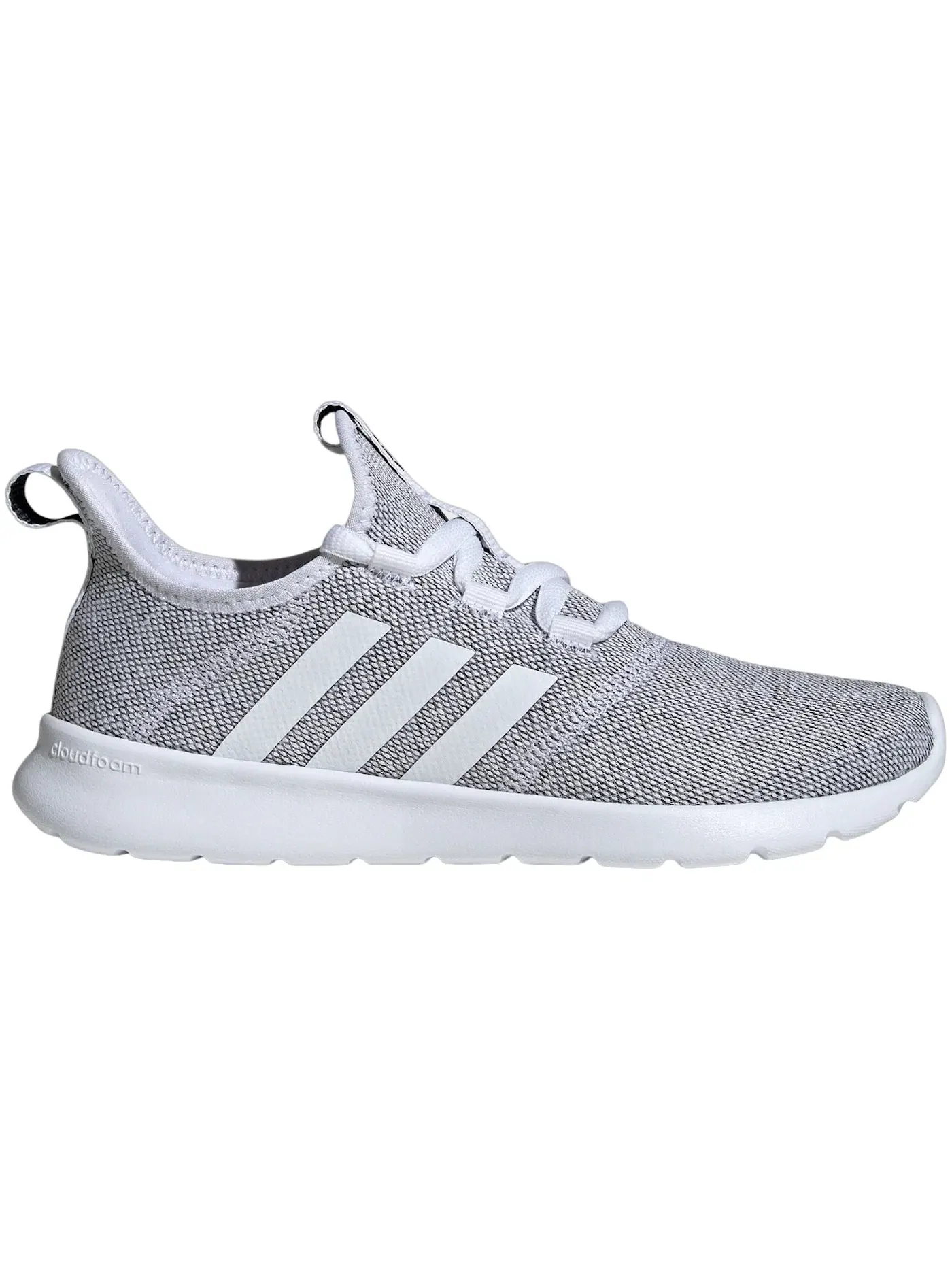 Женские кроссовки для повседневной носки Adidas Cloudfoam Pure 2.0 — изображение 1 из 1, белый/белый/черный