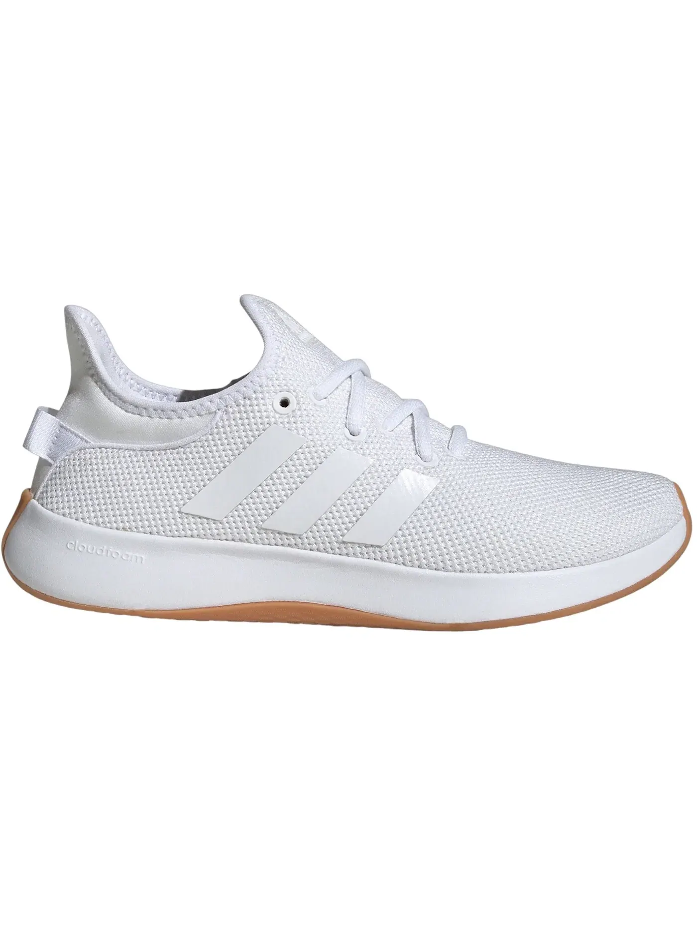 Женские кроссовки с амортизацией Cloudfoam Pure Adidas — изображение 1 из 1, белый/белый