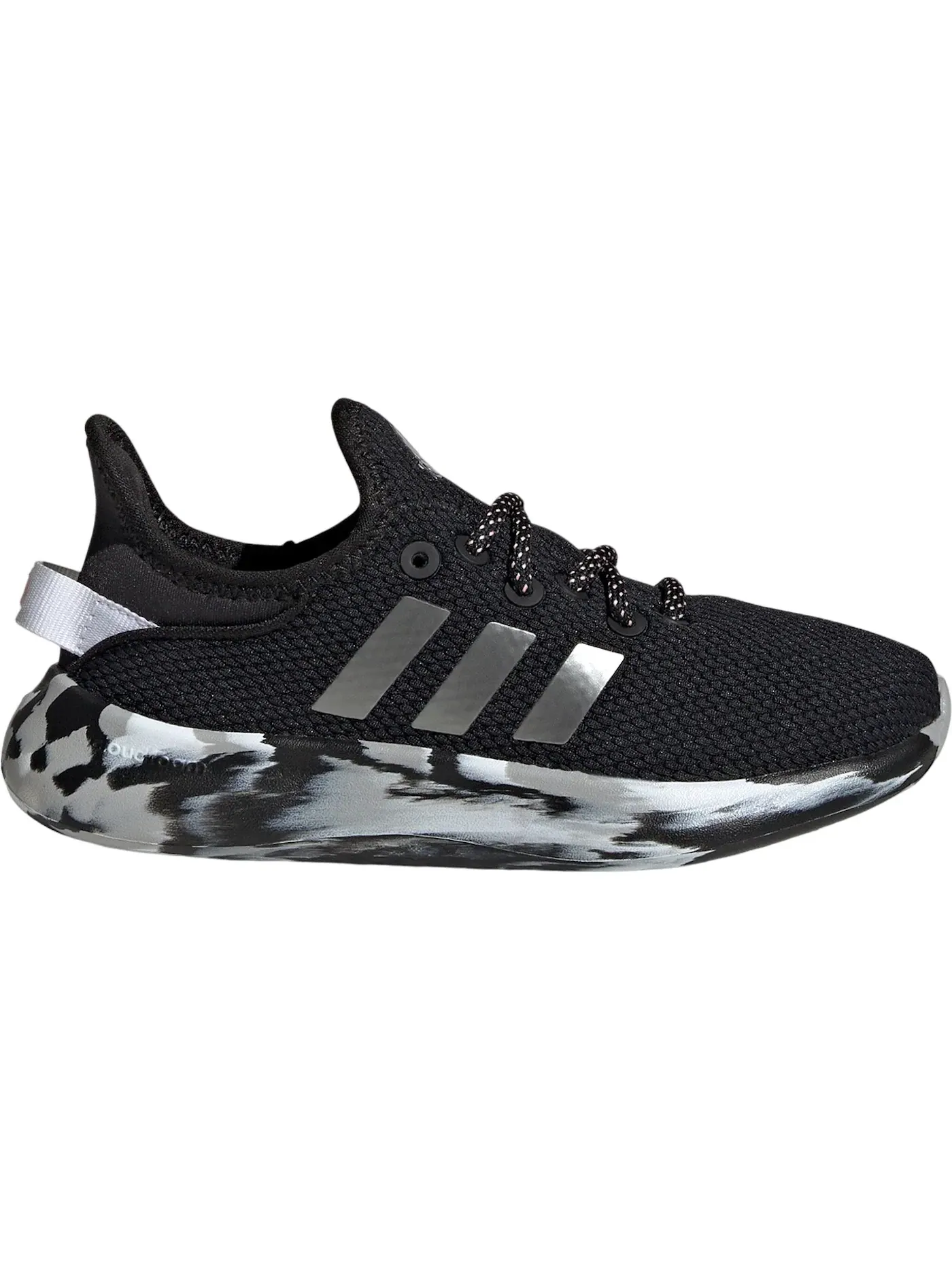Детские кроссовки Lifestyle с закрытой пяткой Adidas Cloudfoam Pure — изображение 1 из 1, черный/металлик/розовый