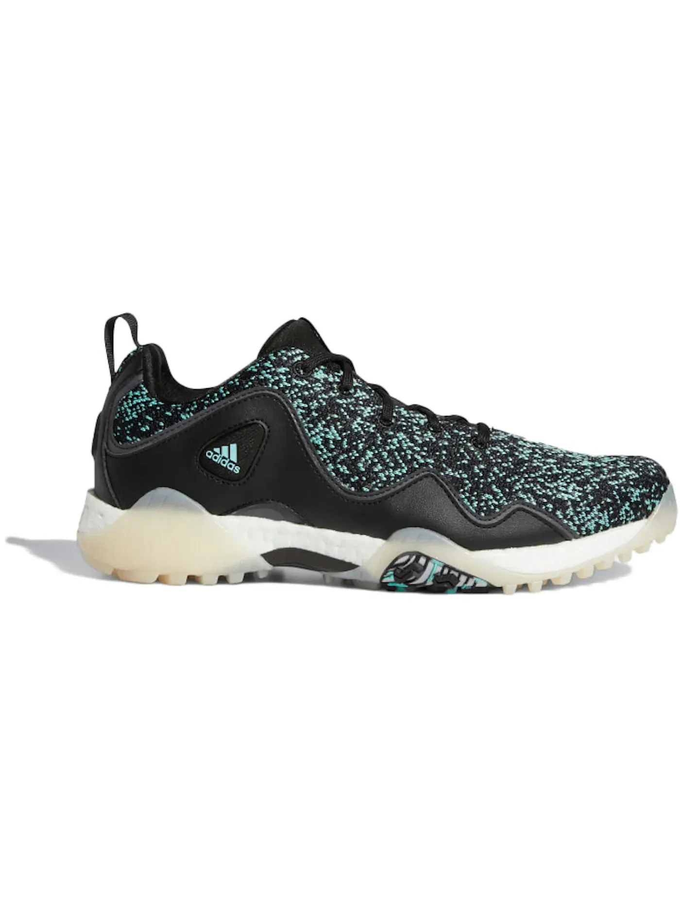 Женские кроссовки для гольфа с принтом Adidas Codechaos 21 Primeblue — изображение 1 из 1, черный//серый