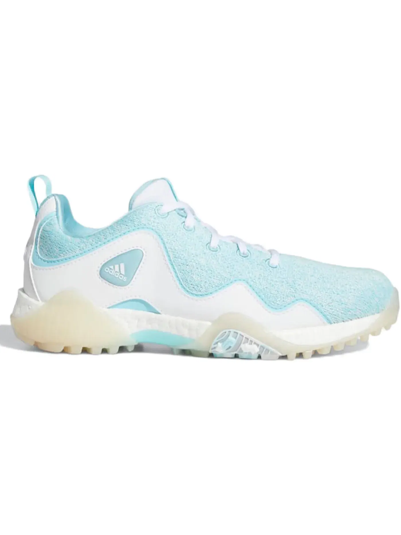 Женские кроссовки для гольфа с принтом Adidas Codechaos 21 Primeblue — изображение 1 из 1, белый/светлый серый