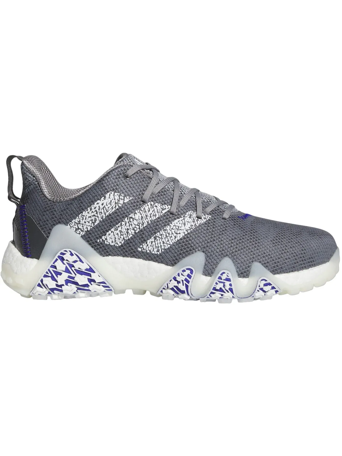 Мужские кроссовки для гольфа с шипами Codechaos 22 Spikeless Adidas — изображение 1 из 1, серый/белый/серый