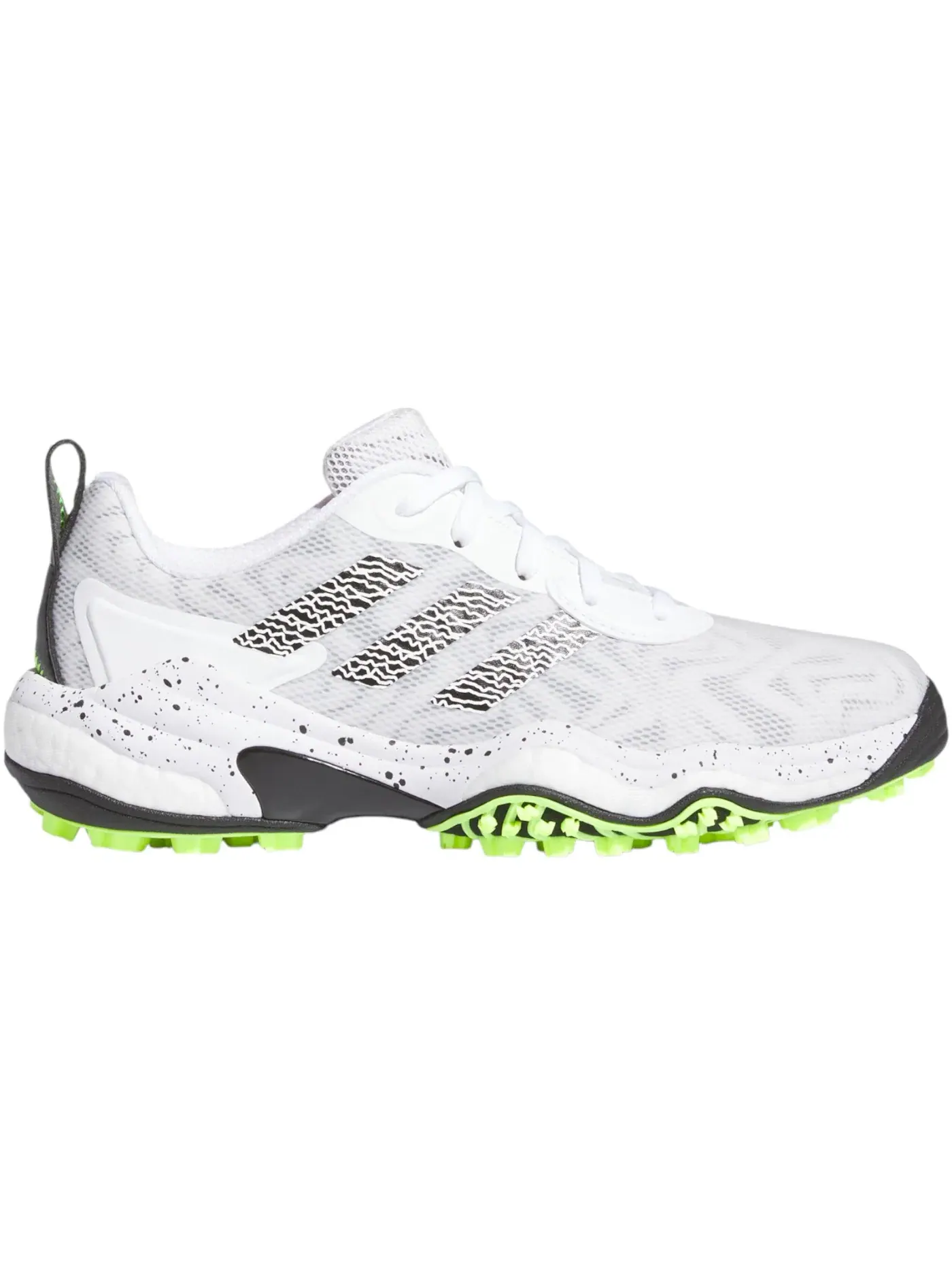 Женские кроссовки для гольфа с шипами Adidas Codechaos 25 Golf — изображение 1 из 1, белый черный