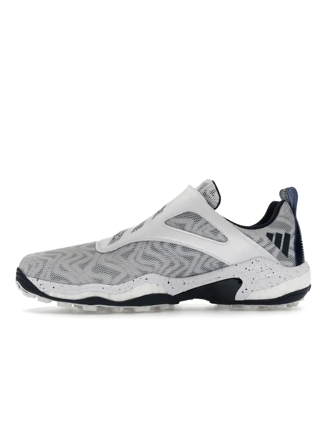 Мужские гольф-туфли с шипами Adidas Codechaos BOA 25 — изображение 3 из 4, белый/темно-синий/белый