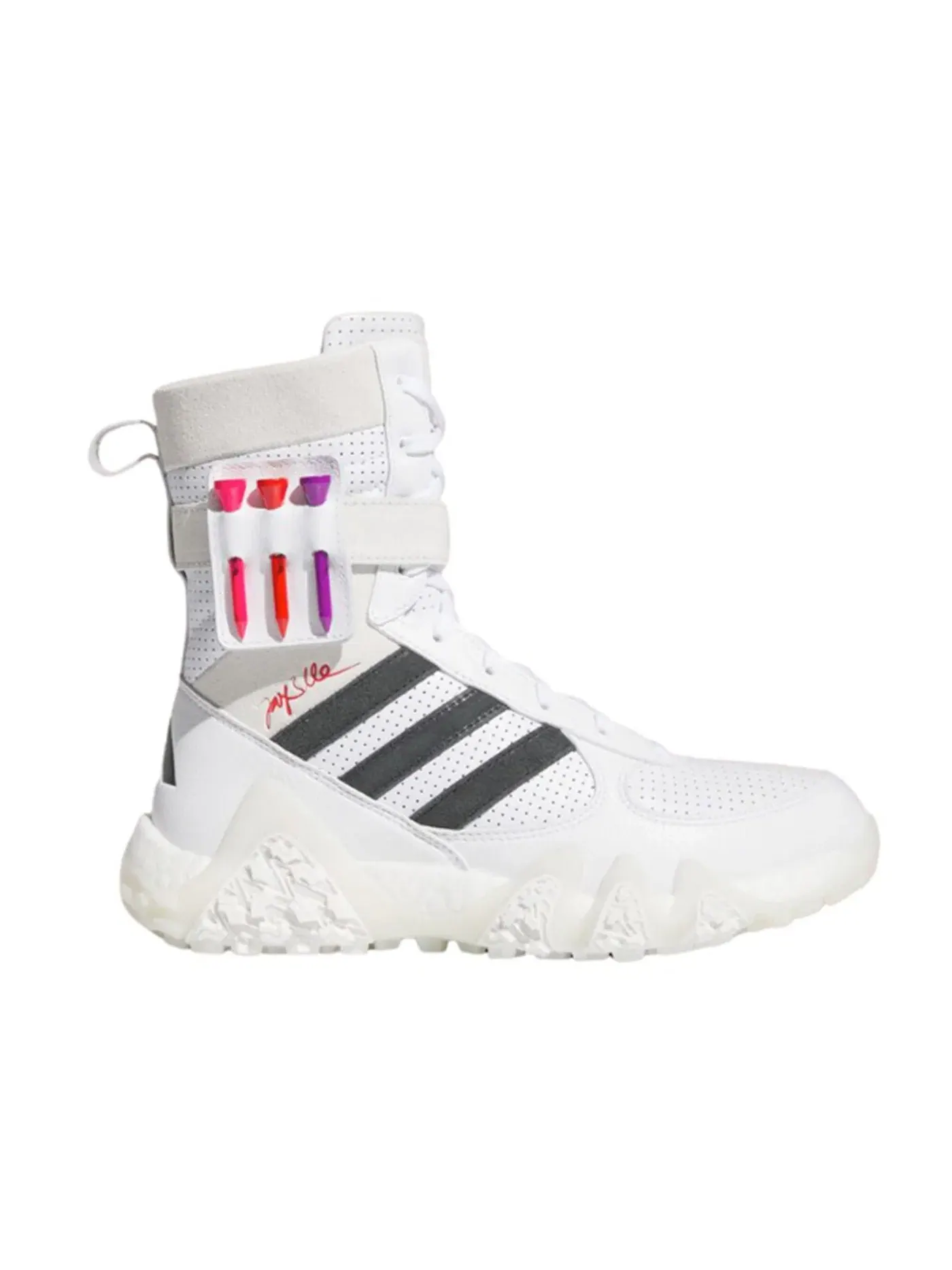 Женский гольф-ботинок CodeChaos Adidas — изображение 1 из 1, белый/черный/розовый