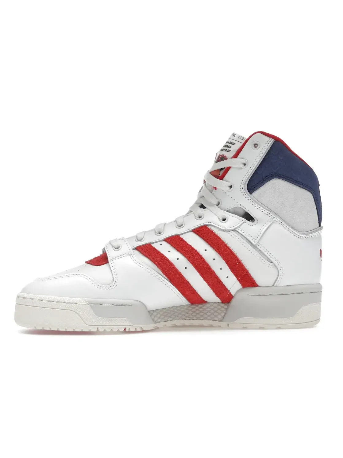 Мужские кроссовки Lifestyle Adidas Conductor Hi — изображение 3 из 4, белый//серый
