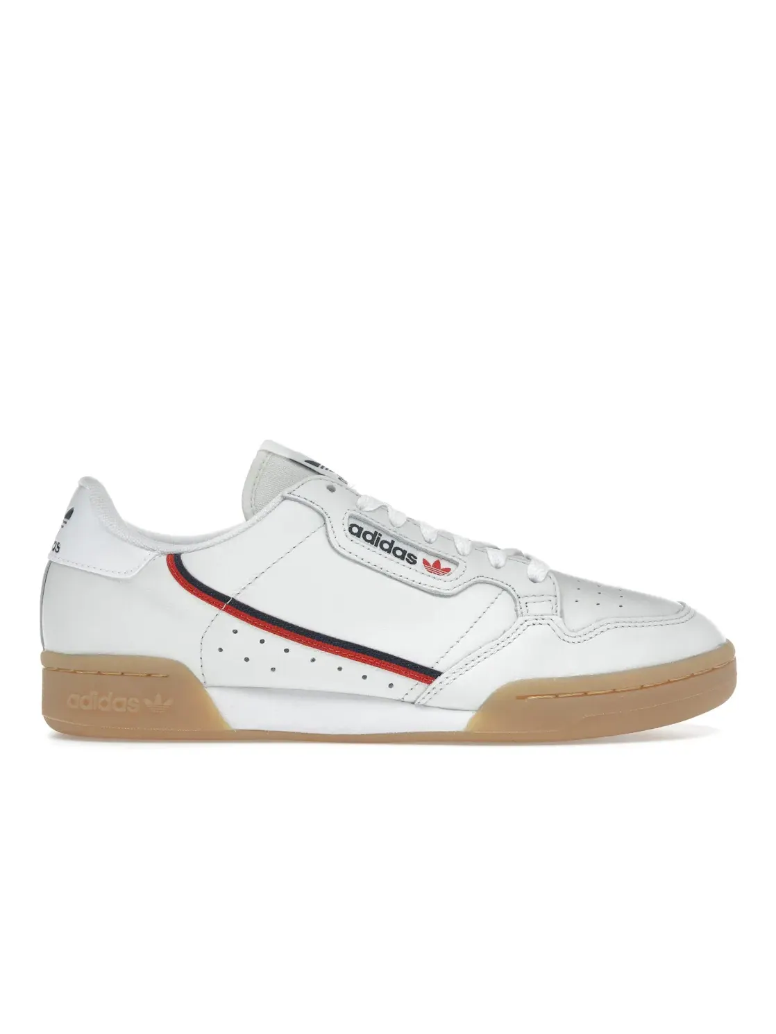 Мужские кроссовки Lifestyle Adidas Continental 80 — изображение 1 из 4, белый/темно-синий