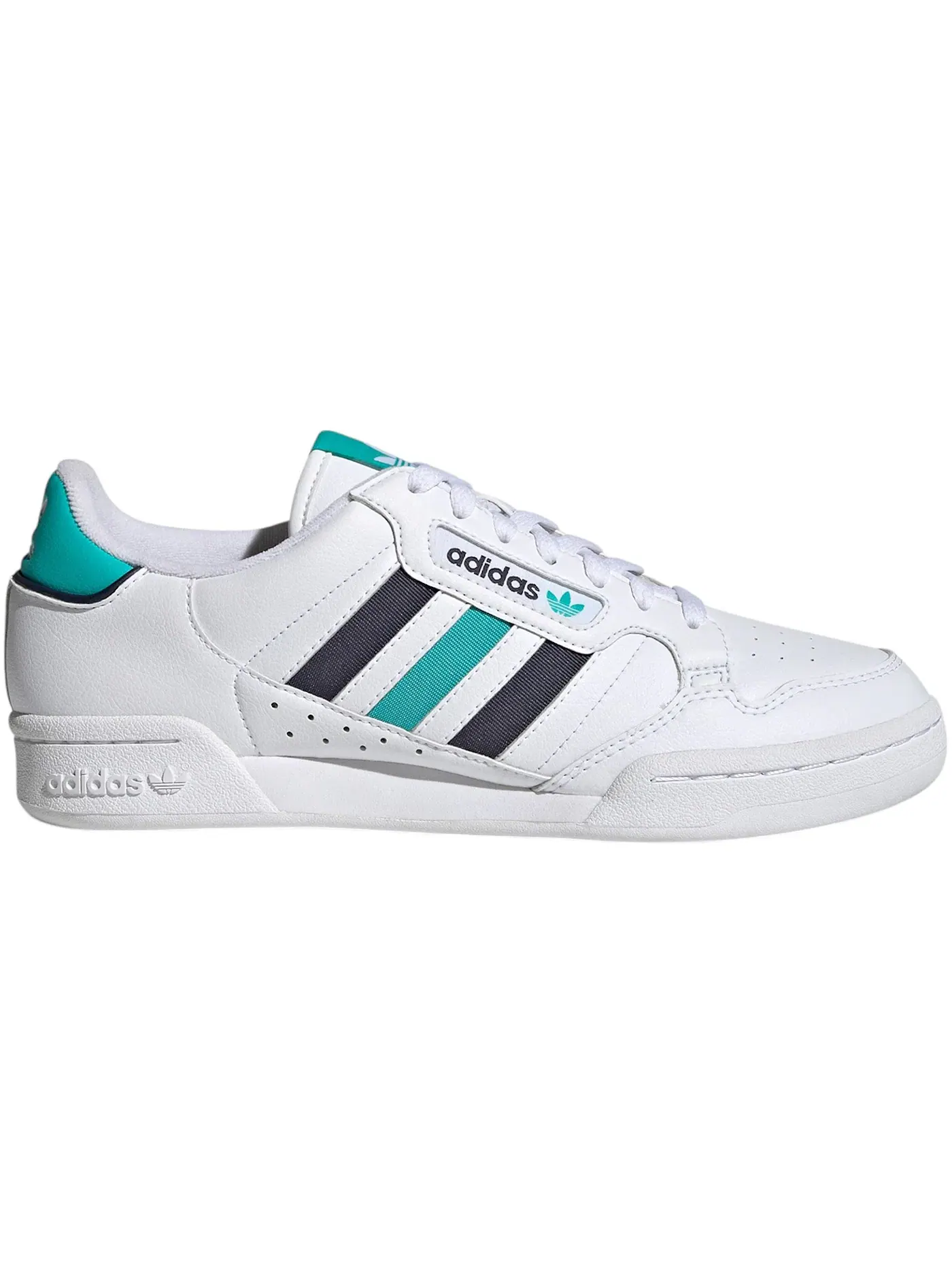 Мужские кроссовки Lifestyle Adidas Continental 80 Stripes — изображение 1 из 1, белый/темно-синий