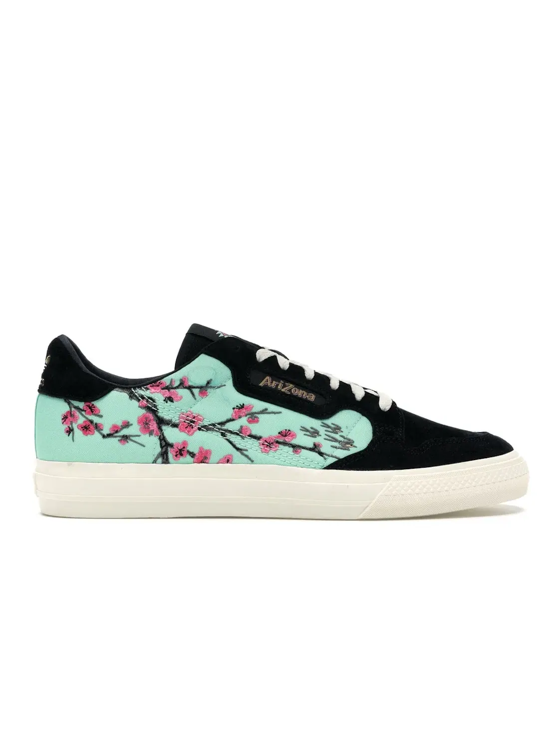 Мужские кроссовки Lifestyle с принтом Adidas Continental 80 Vulc Black/Teal/White — изображение 1 из 4