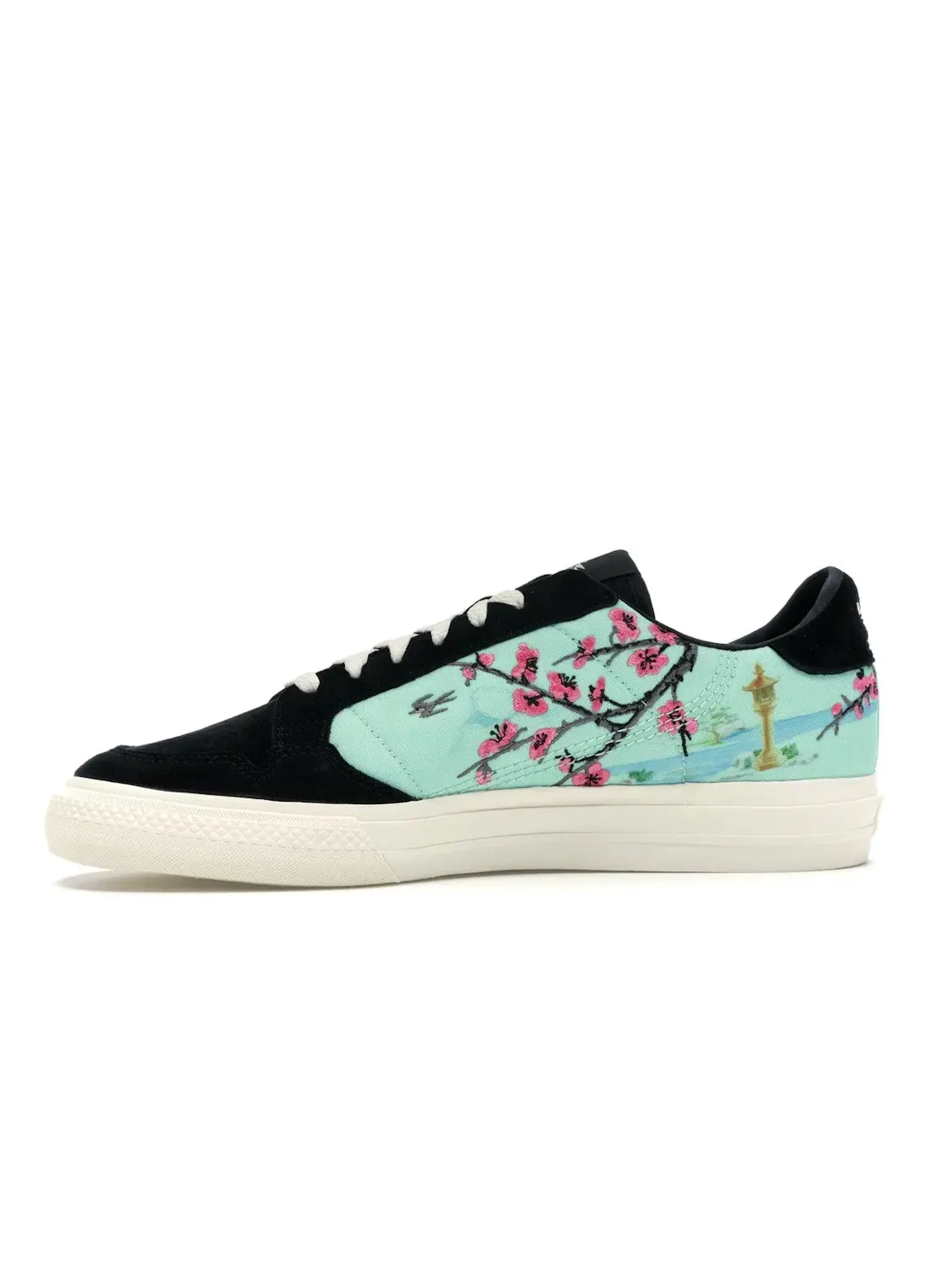 Мужские кроссовки Lifestyle с принтом Adidas Continental 80 Vulc Black/Teal/White — изображение 3 из 4